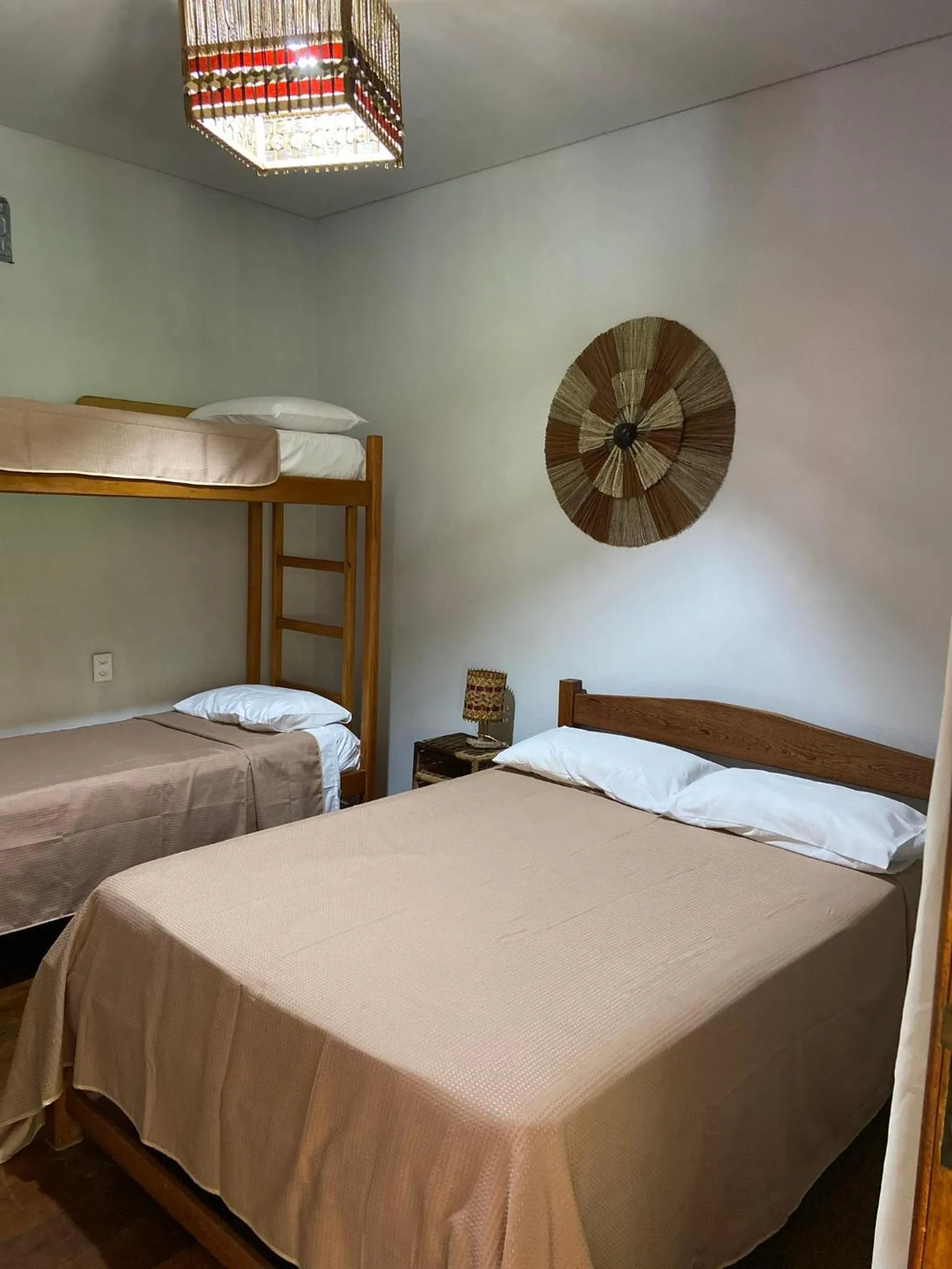 Bed in Pousada Vilarejo