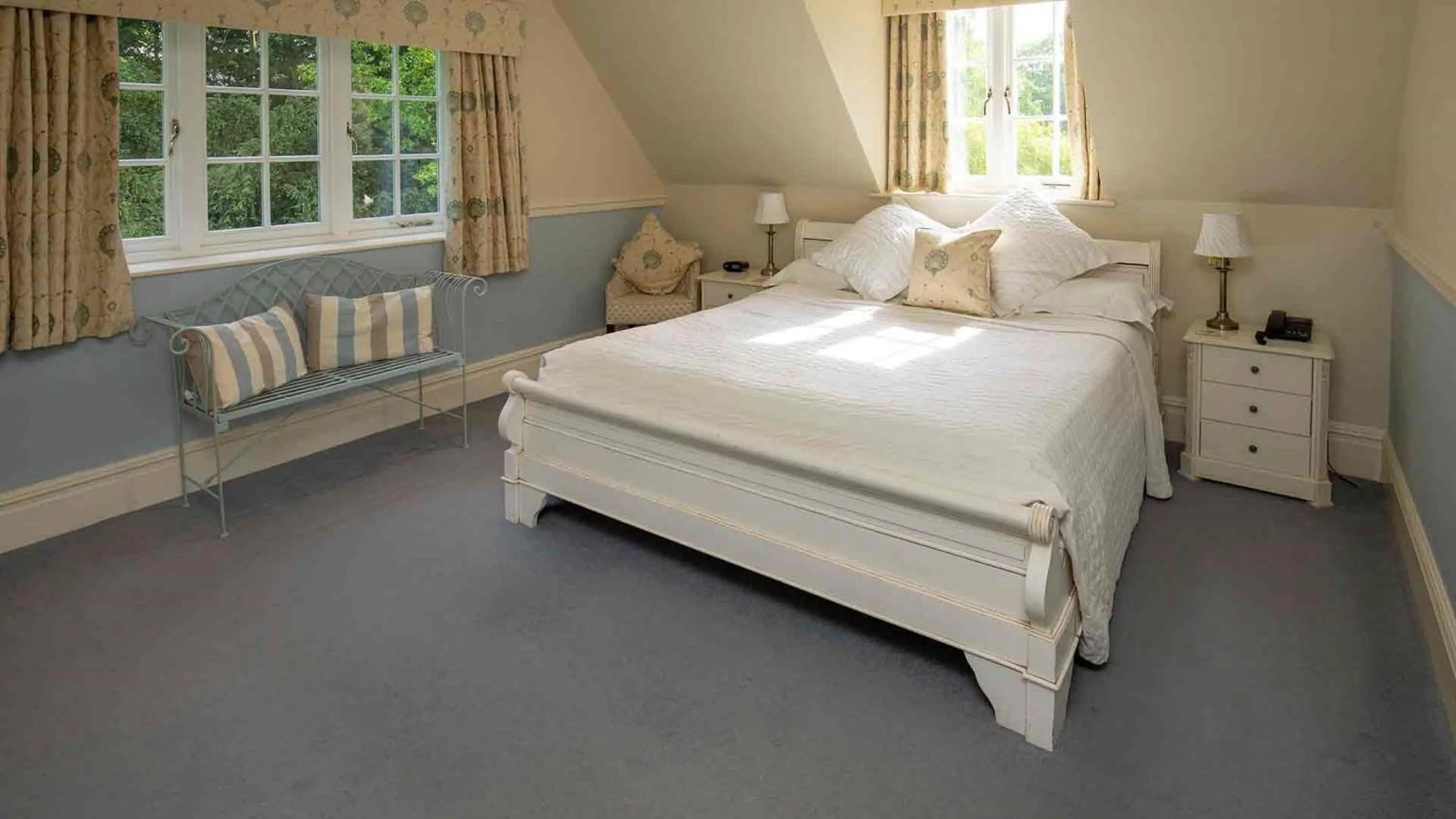 Bedroom, Bed in The Dower House Hotel