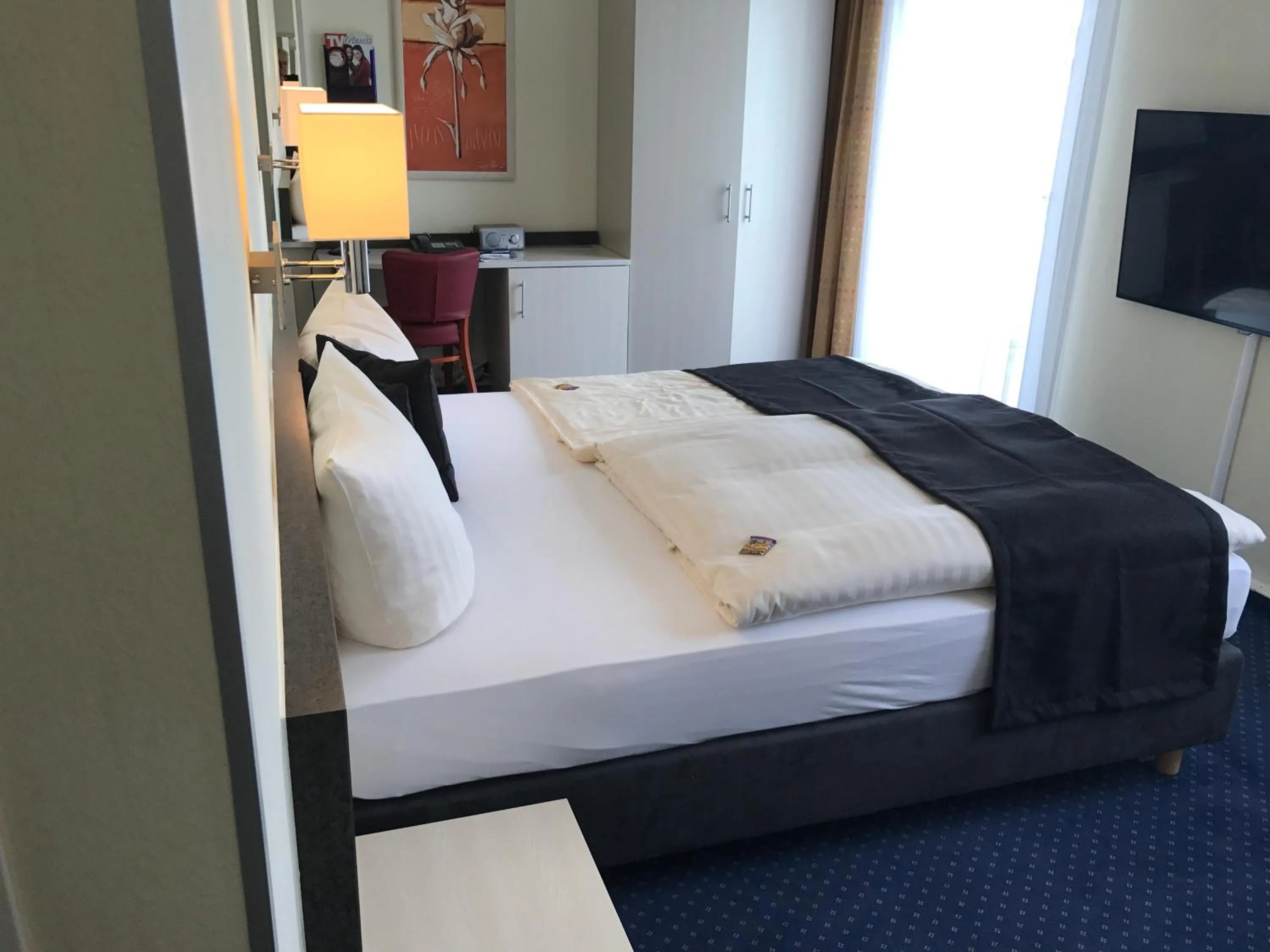 Bed in Parkhotel Neubrandenburg