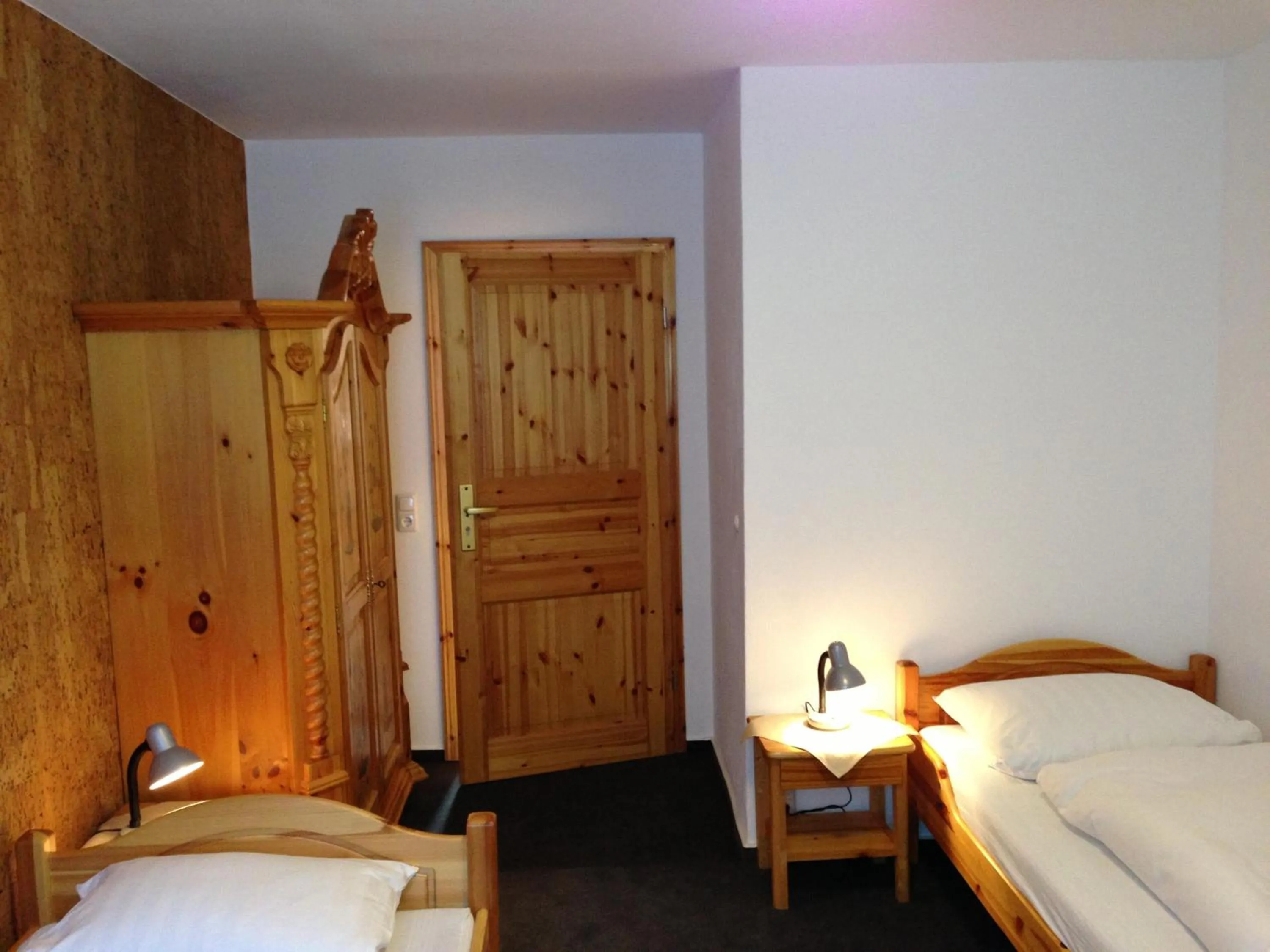 Decorative detail, Bed in Hotel & Restaurant Jägerstuben