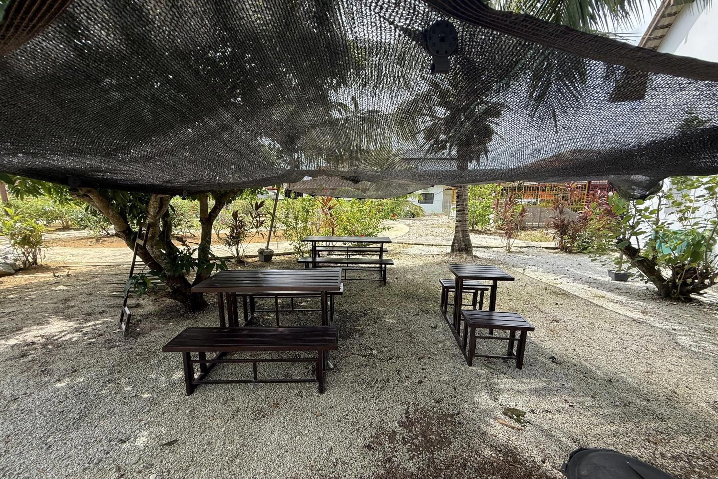 Dining area in Inapan Taman Herba