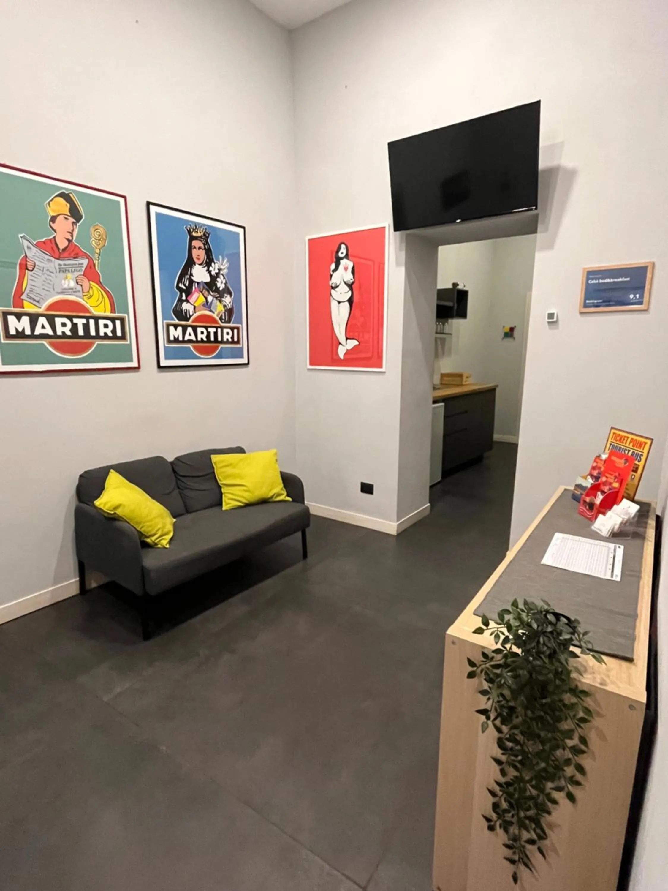 Lobby or reception in Cabà bed&breakfast