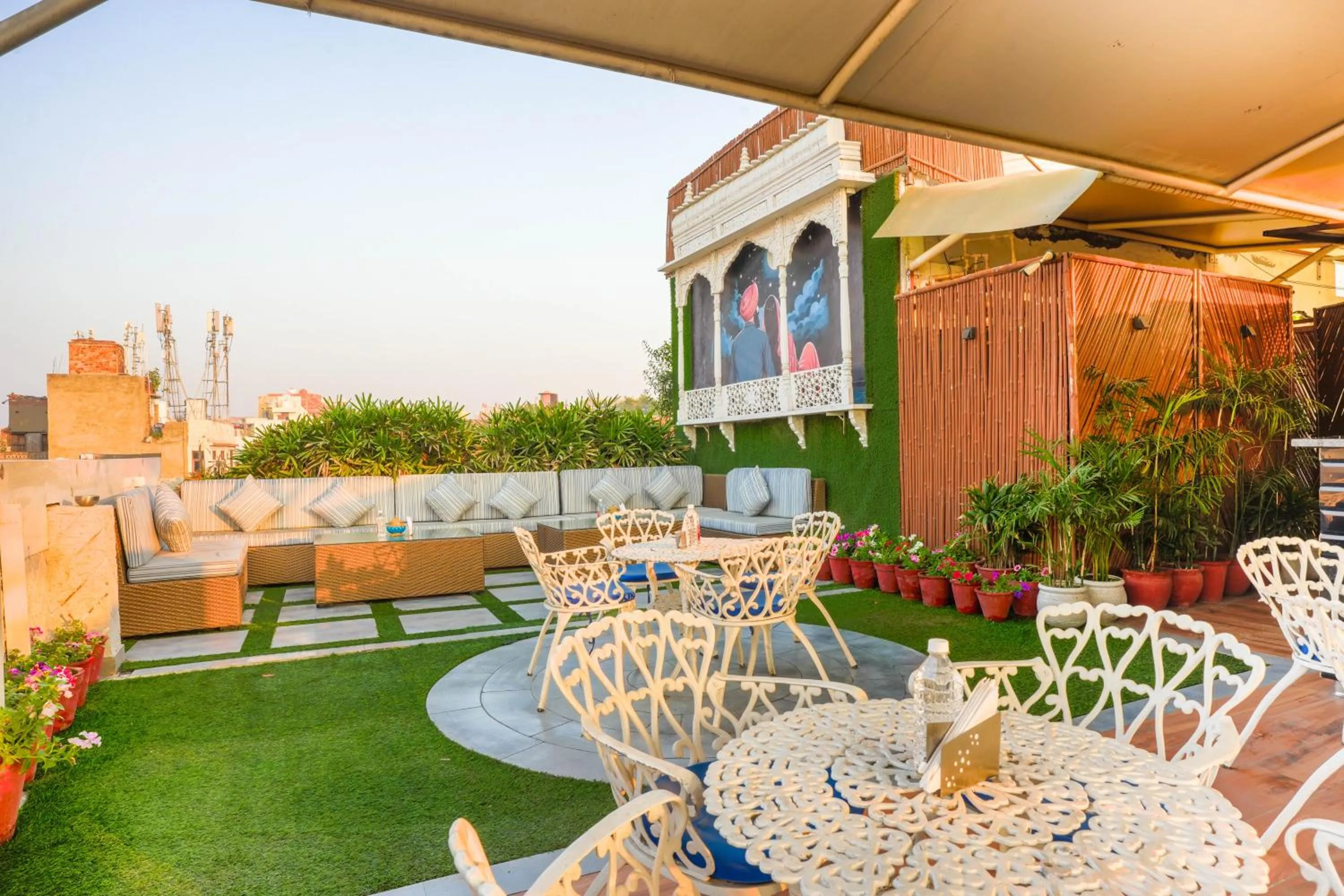 Balcony/Terrace in Stamps Golden Lagoon by Eight Continents - Opposite to Golden Temple