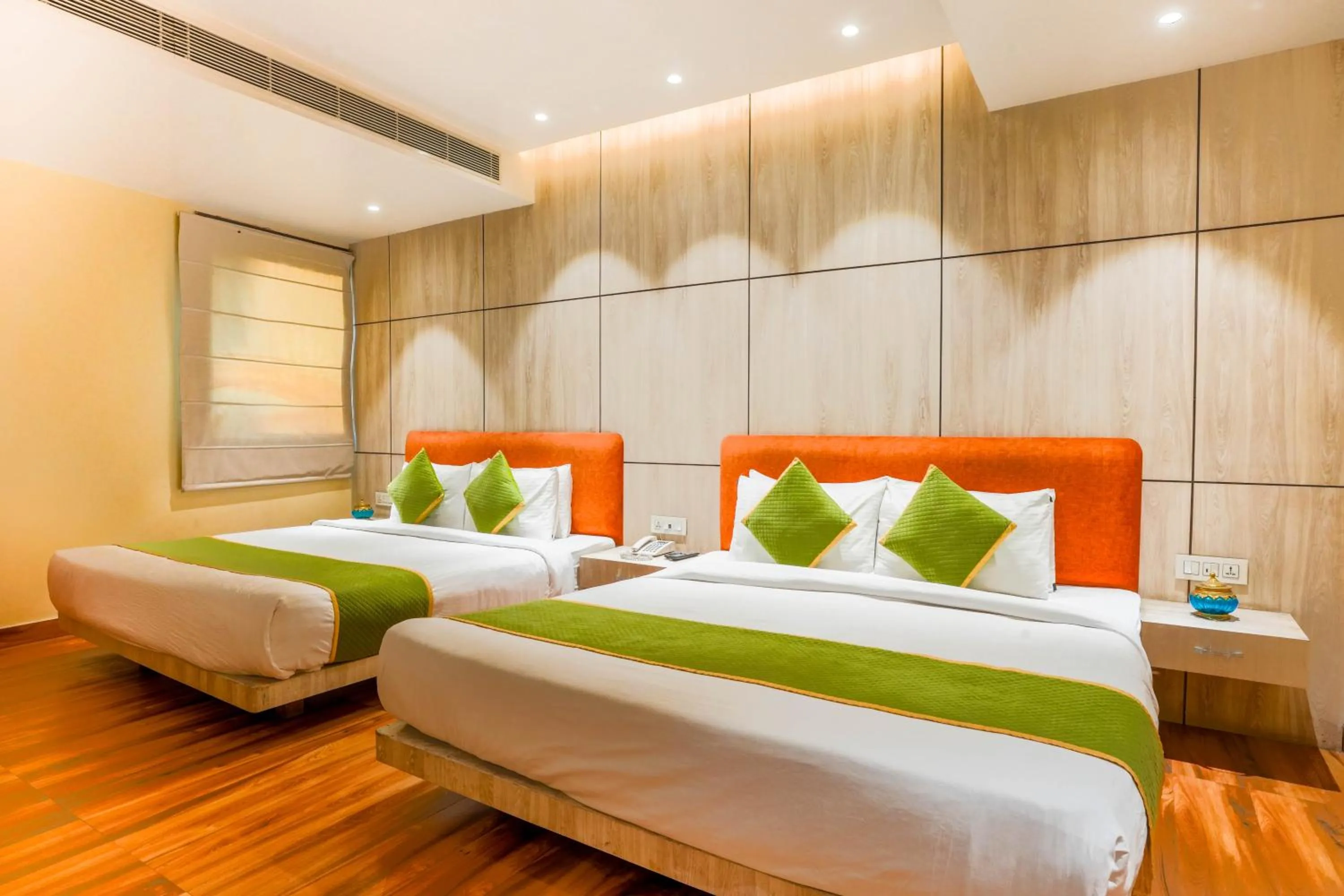 Bed in Stamps Golden Lagoon by Eight Continents - Opposite to Golden Temple