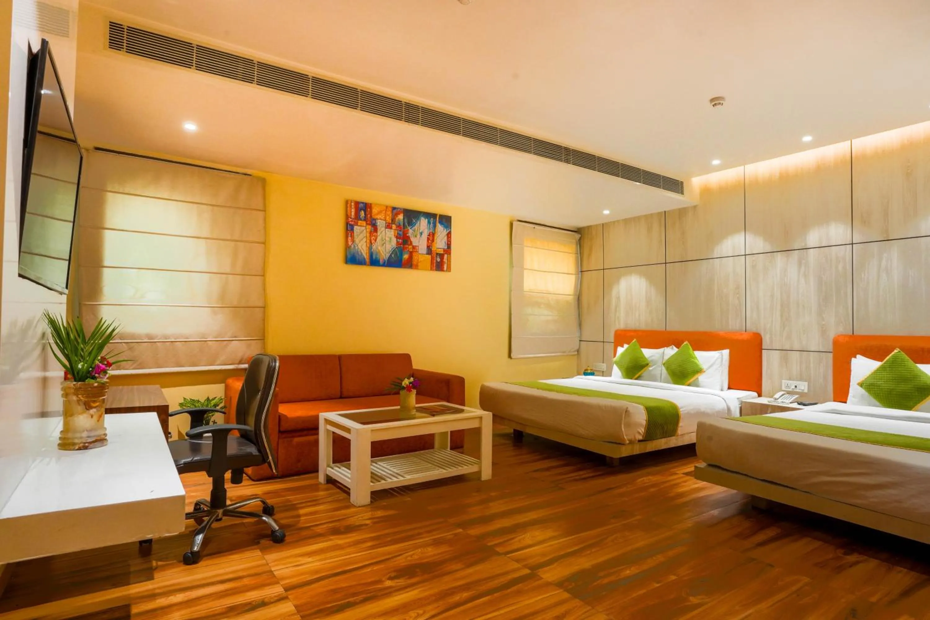 Bed in Stamps Golden Lagoon by Eight Continents - Opposite to Golden Temple