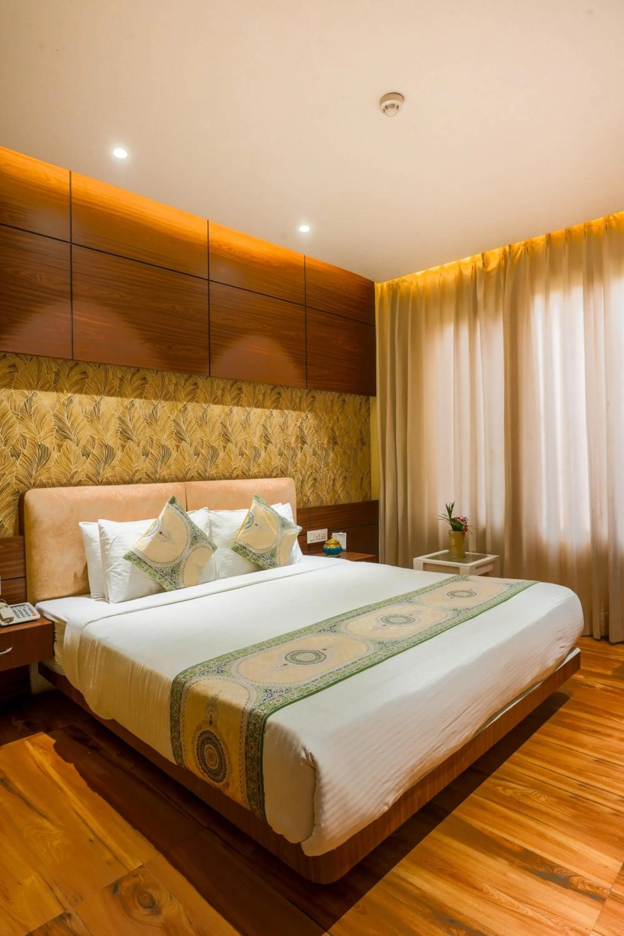 Bed in Stamps Golden Lagoon by Eight Continents - Opposite to Golden Temple