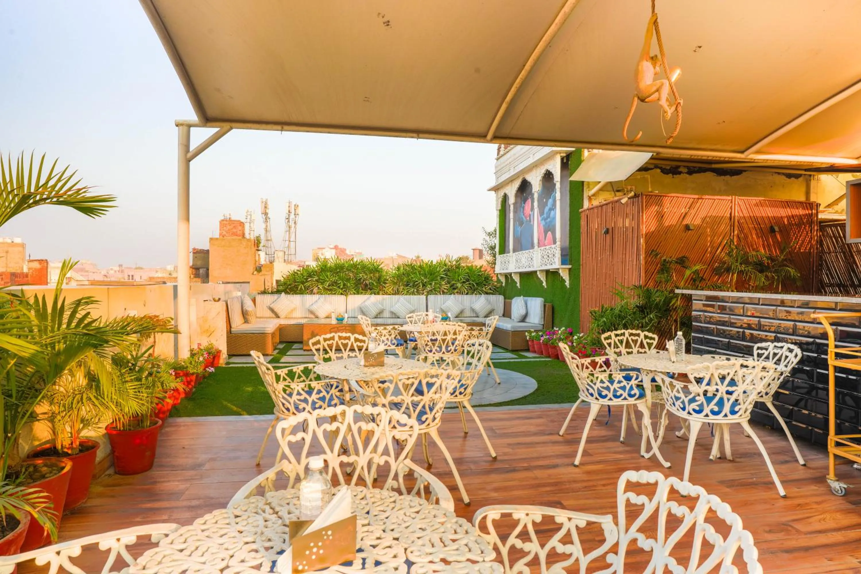 Balcony/Terrace in Stamps Golden Lagoon by Eight Continents - Opposite to Golden Temple