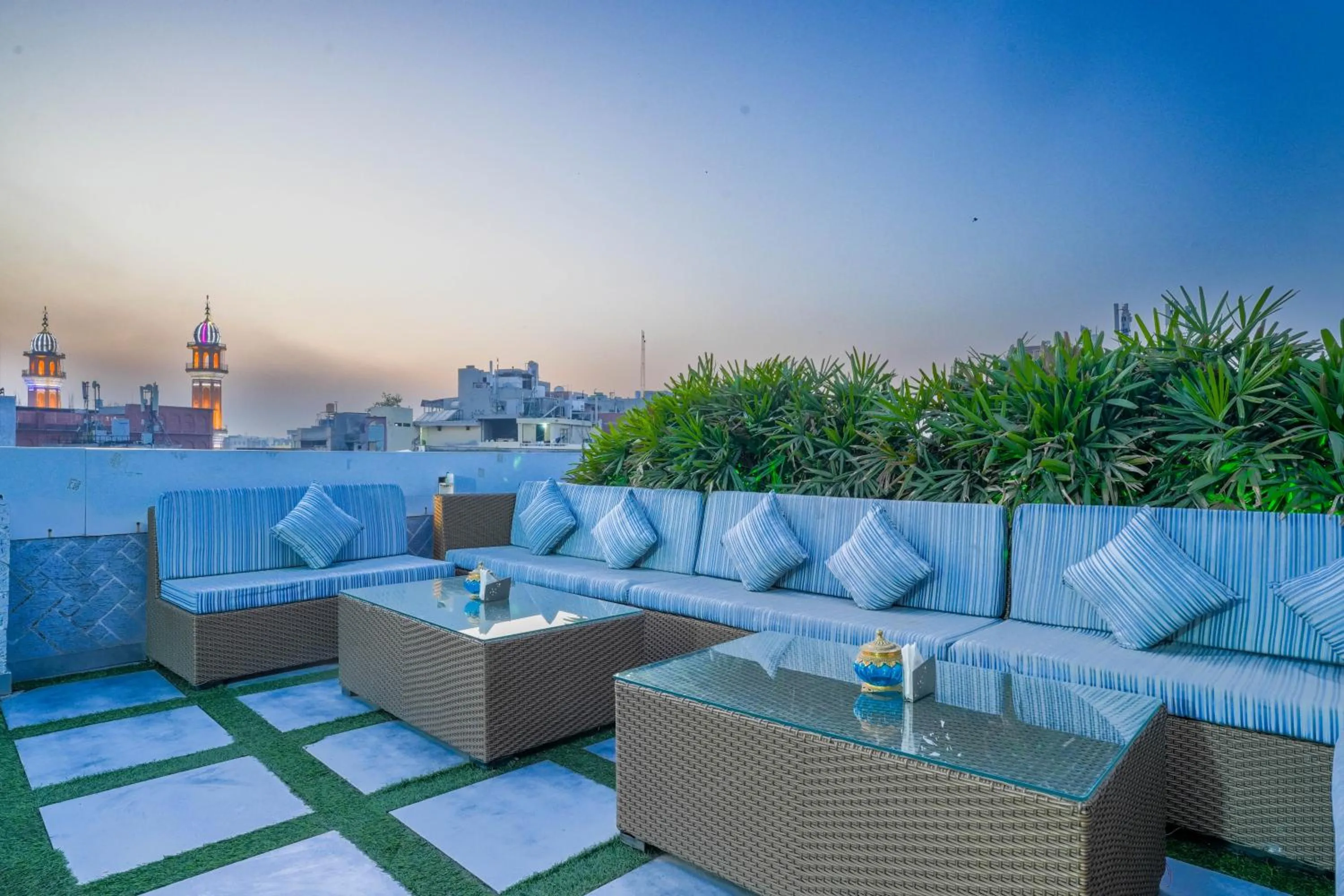 Balcony/Terrace in Stamps Golden Lagoon by Eight Continents - Opposite to Golden Temple