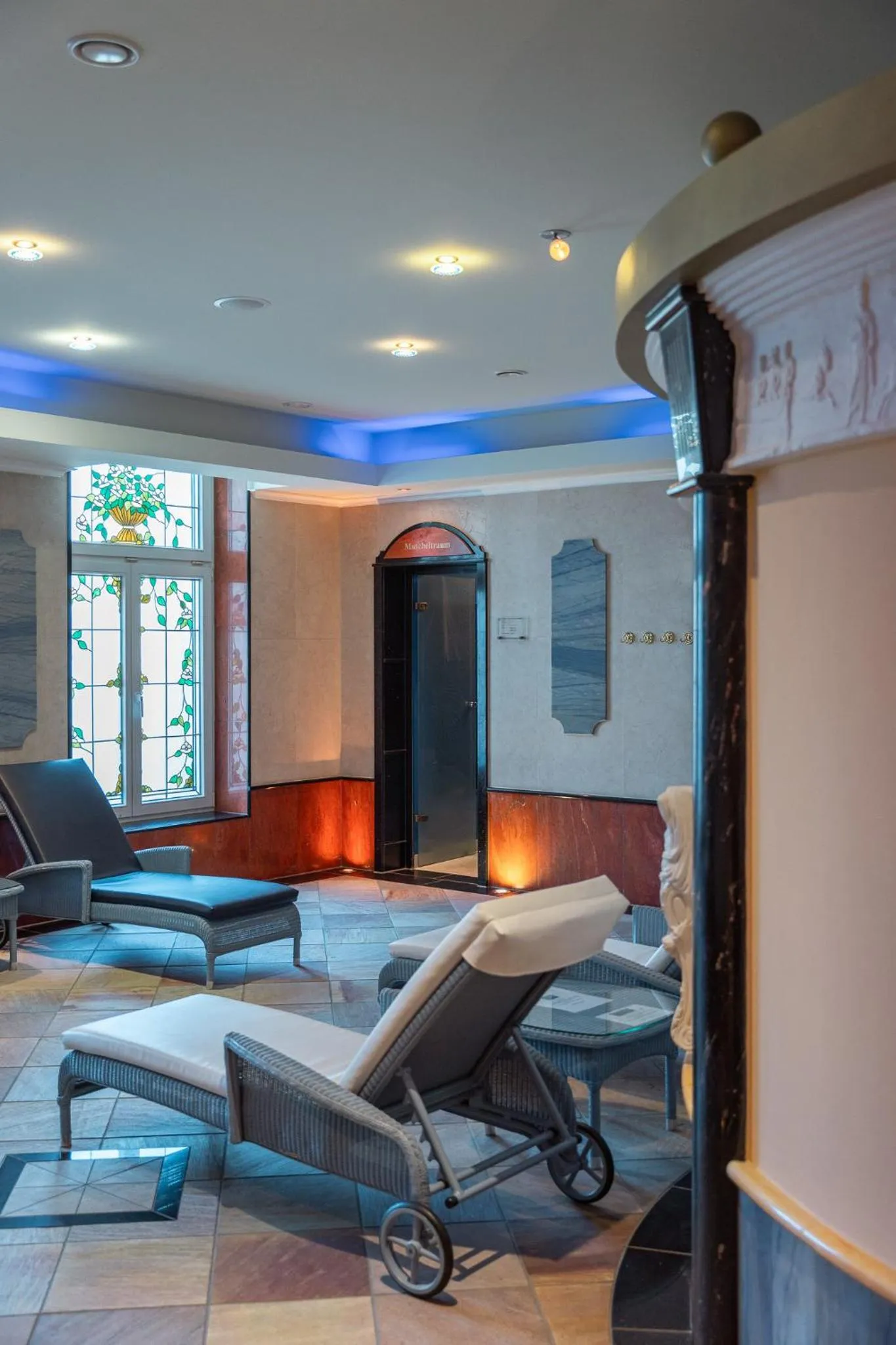 Sauna in Häcker's Hotel