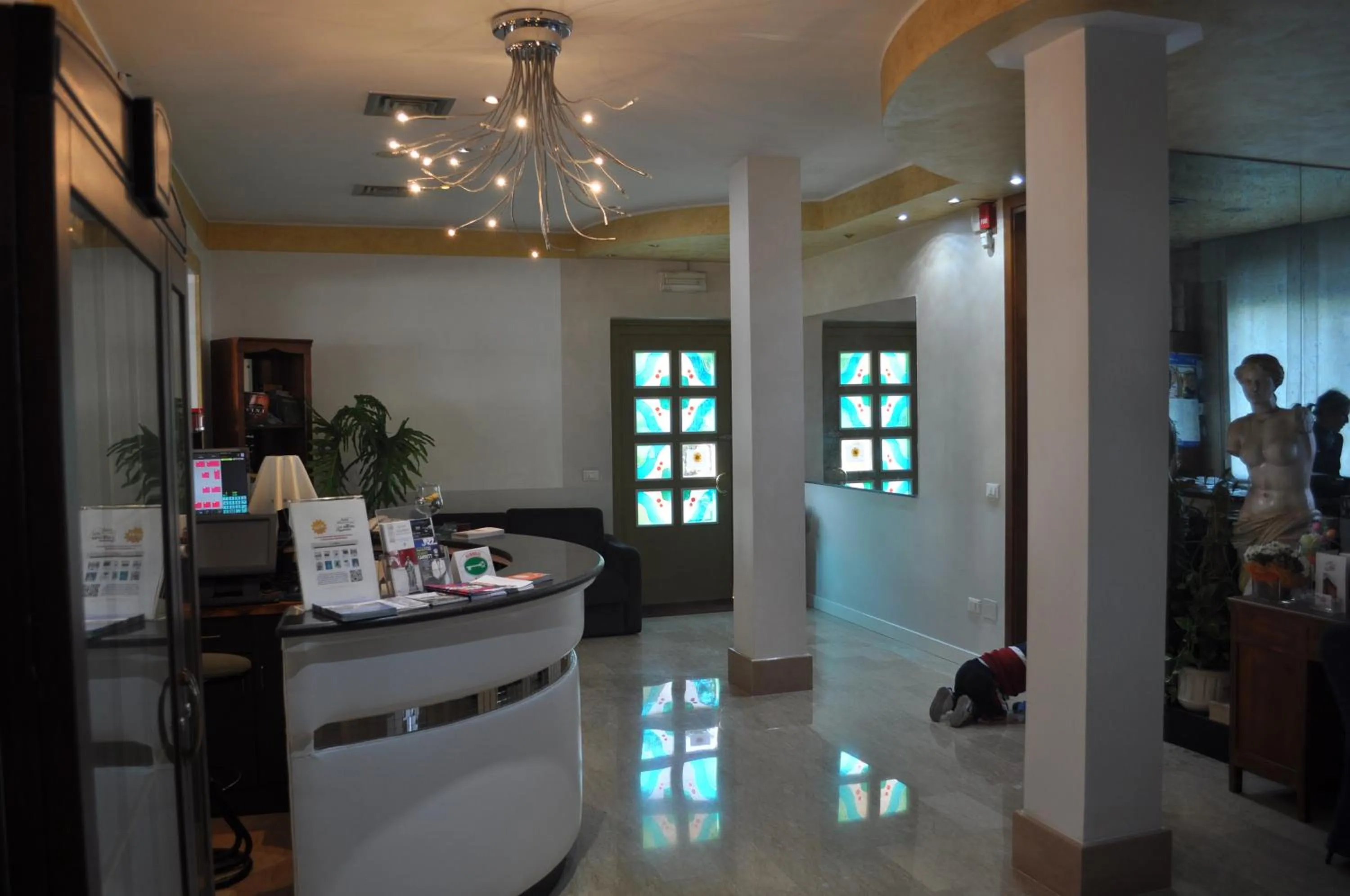 Lobby or reception in Hotel Green castellani