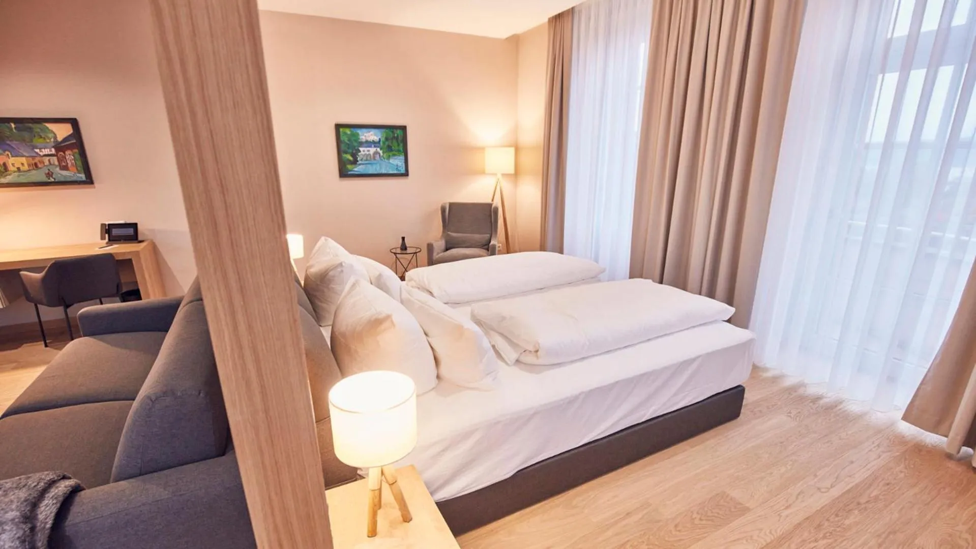 Bed in Seehotel Maria Laach