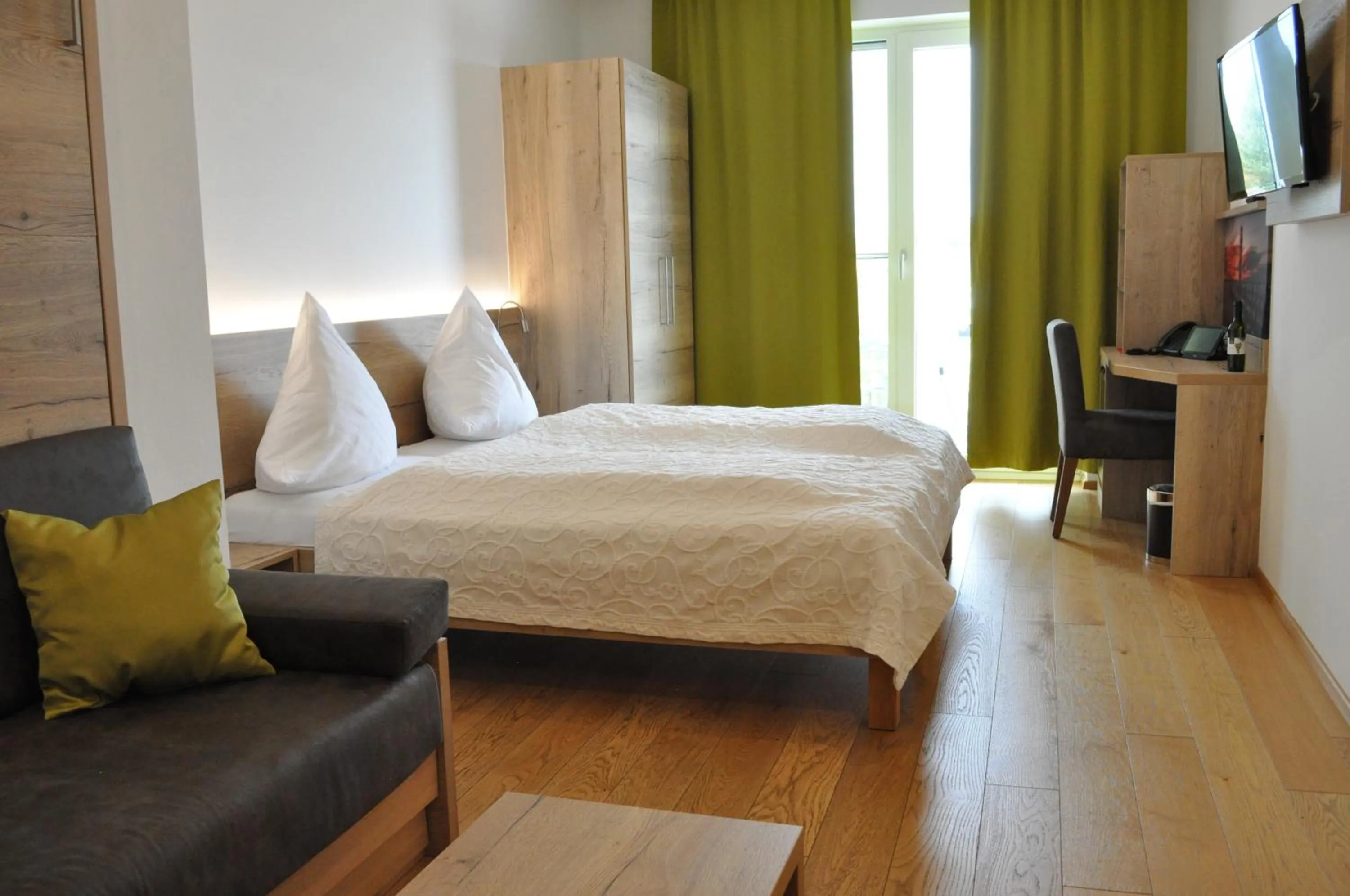 Bed in Seehotel Herlinde