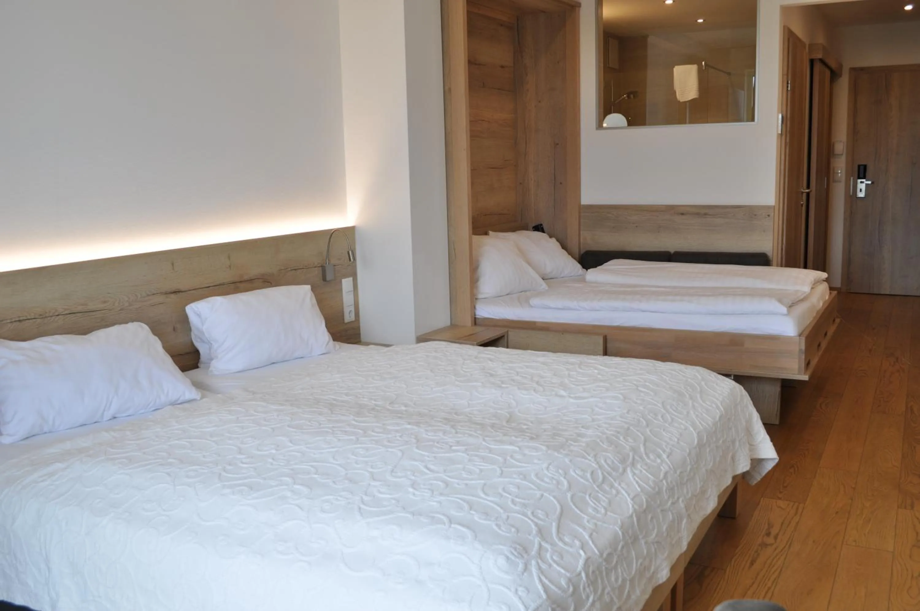 Bed in Seehotel Herlinde