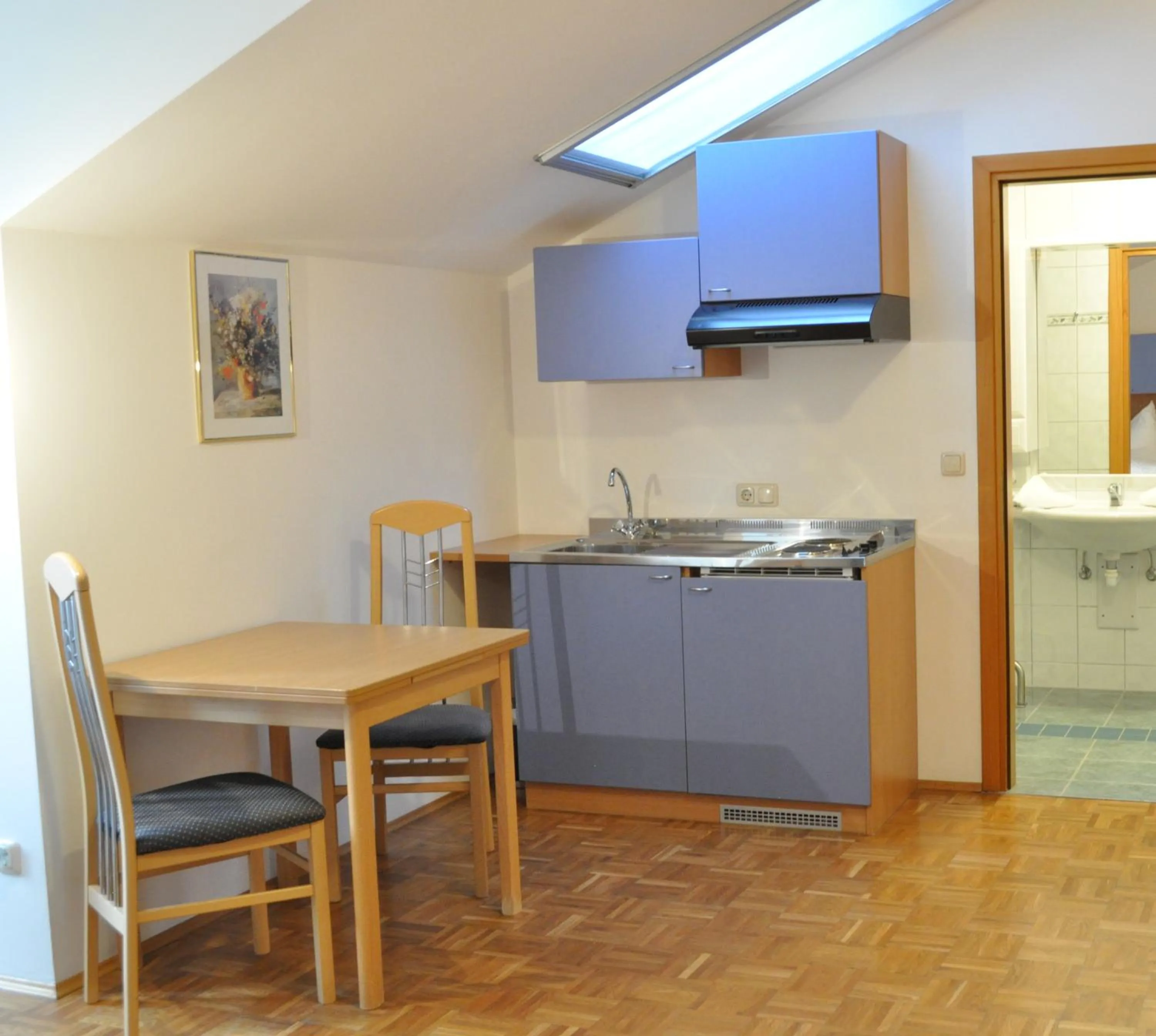 Kitchen or kitchenette in Seehotel Herlinde