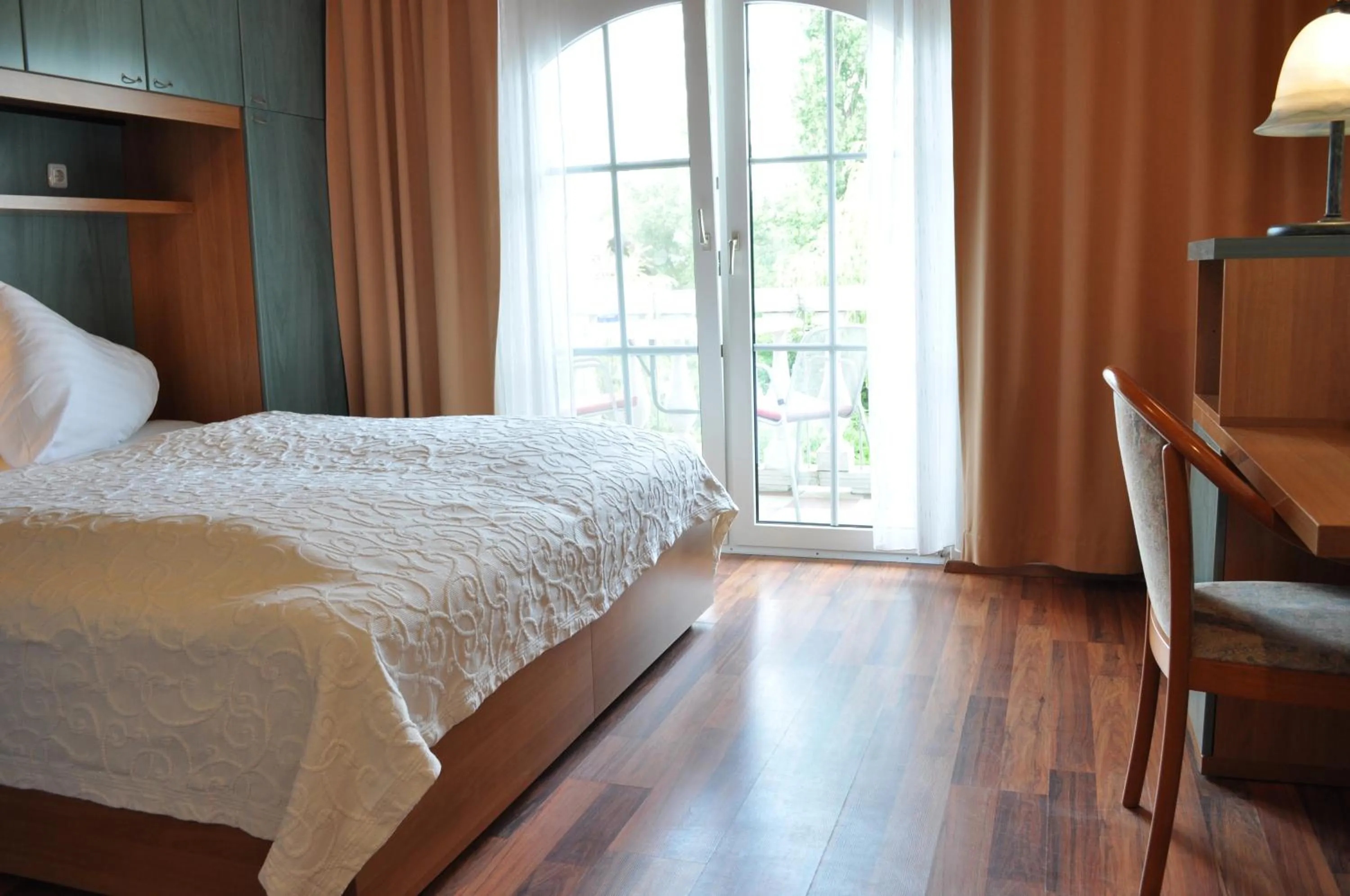 Bed in Seehotel Herlinde