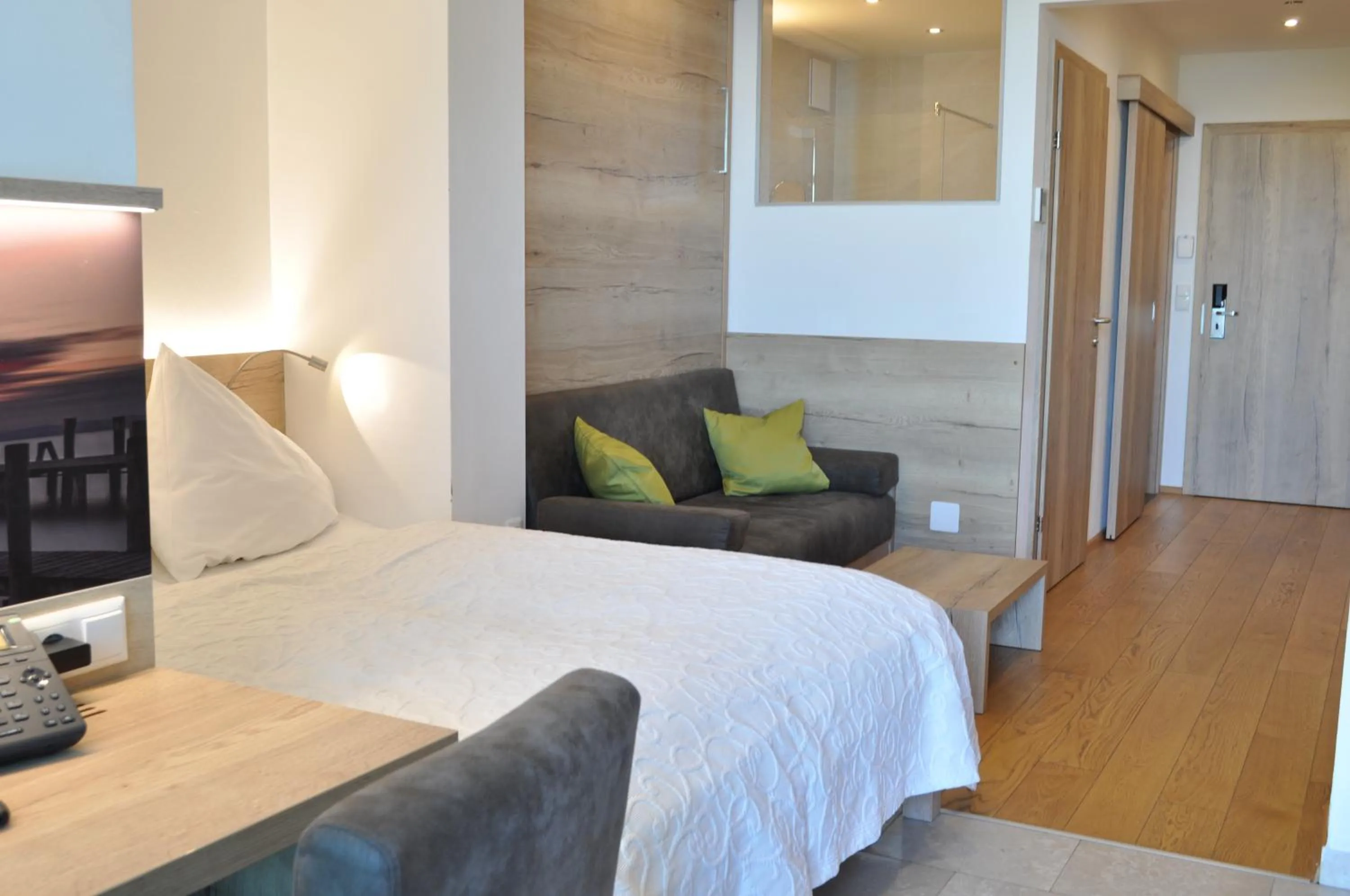 Bed in Seehotel Herlinde