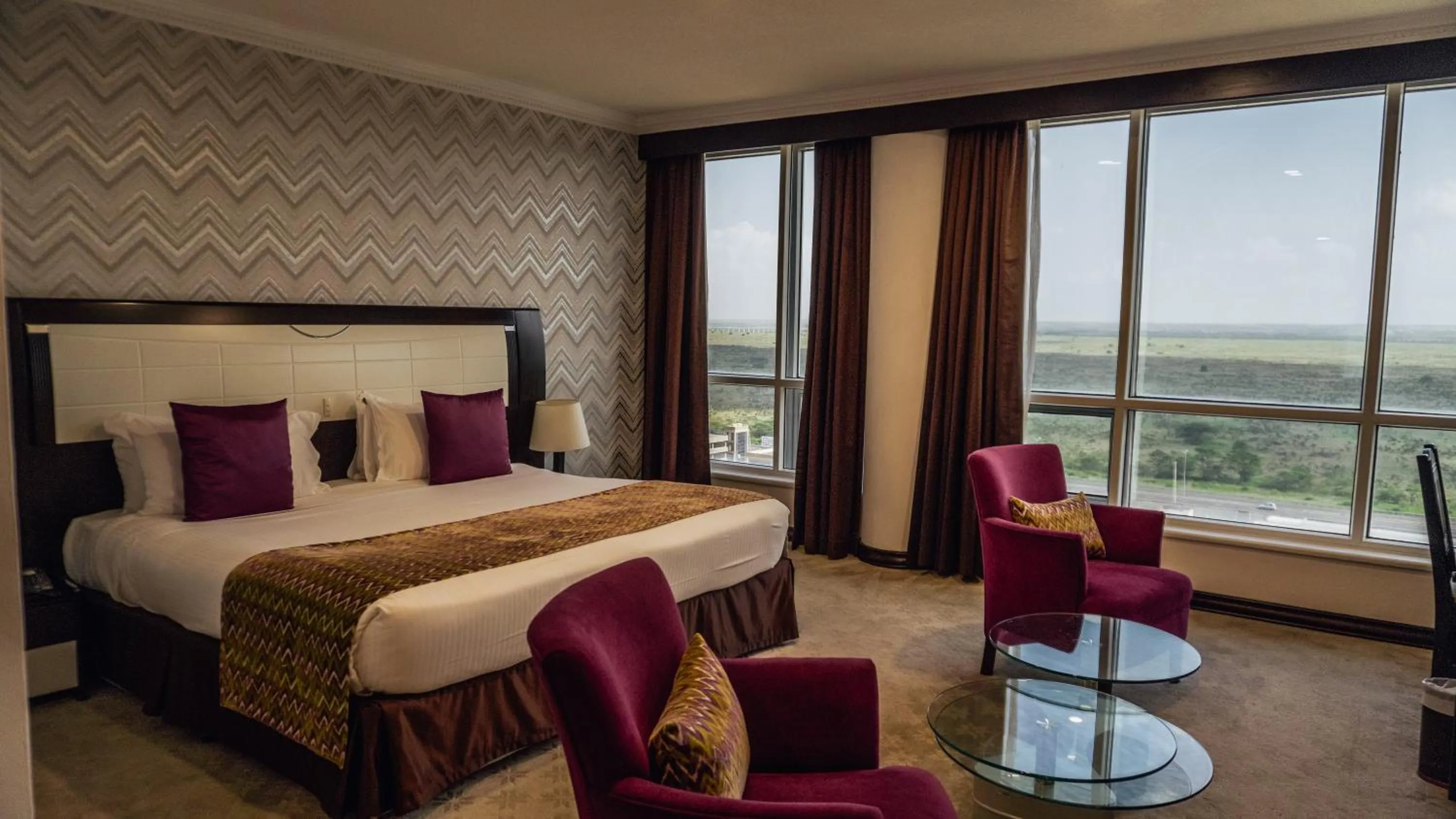 Bed in The Panari Hotel - Near Jomo Kenyatta International Airport