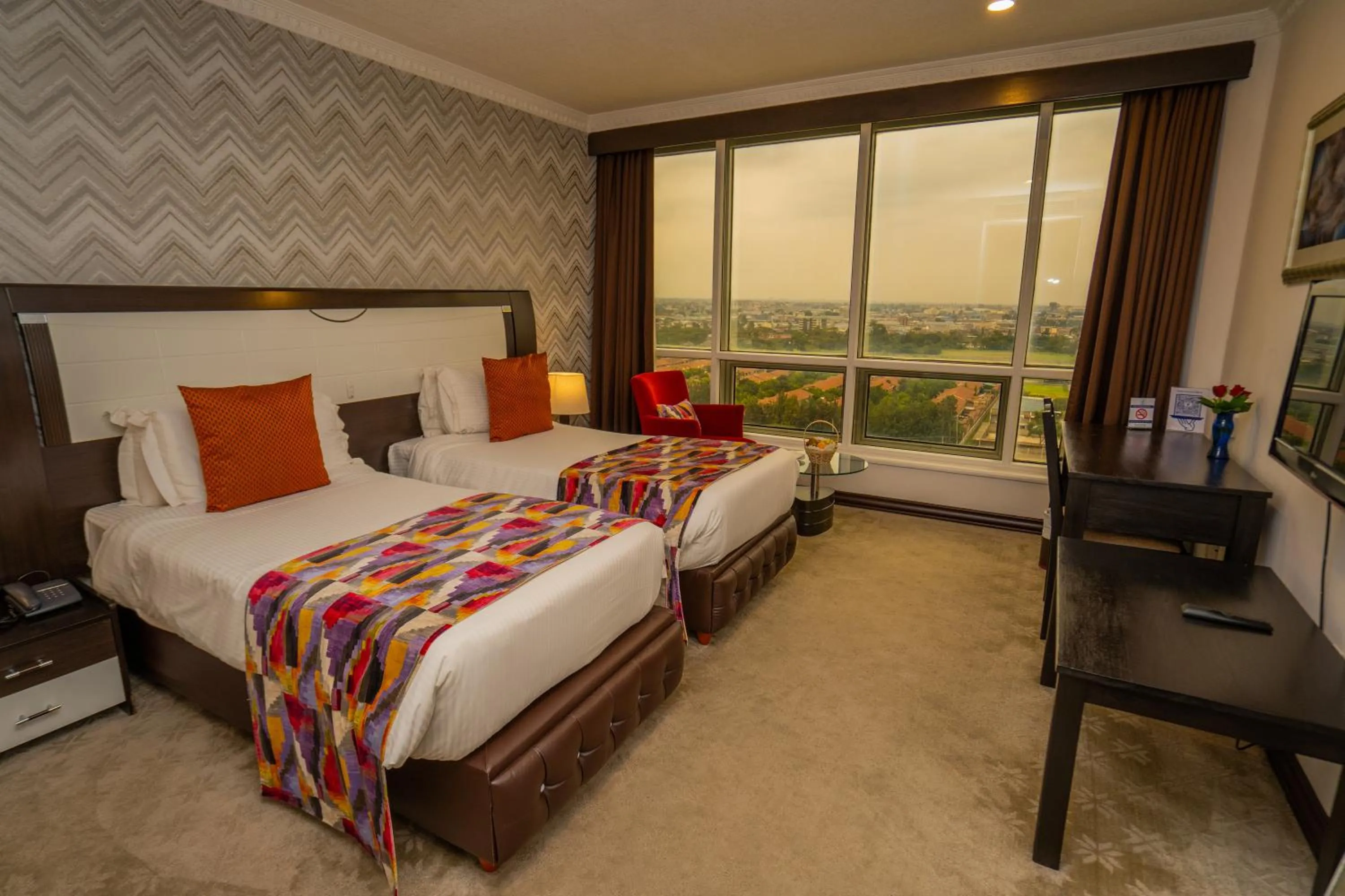 Bed in The Panari Hotel - Near Jomo Kenyatta International Airport