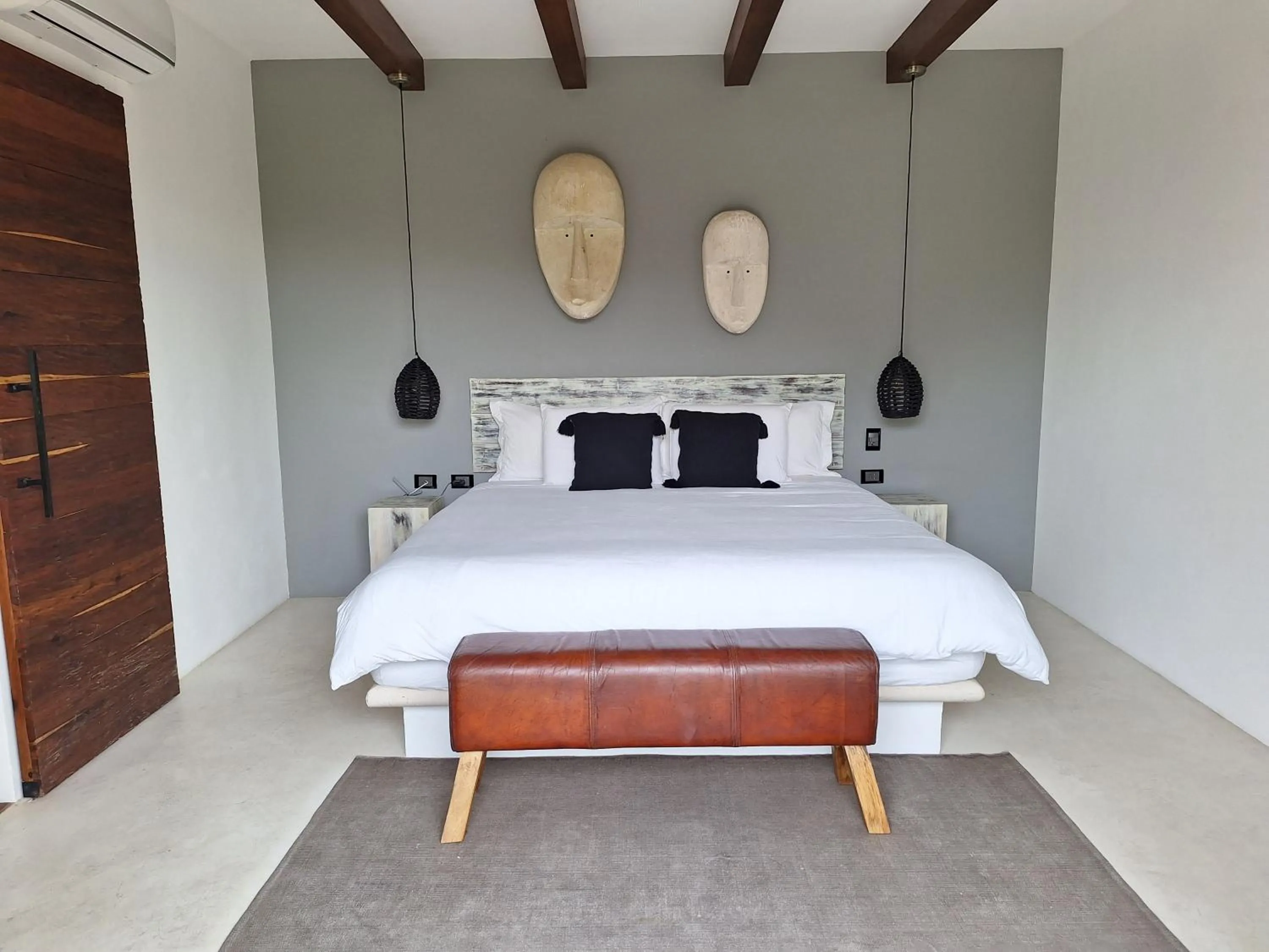 Bed in BT Rooms Tulum