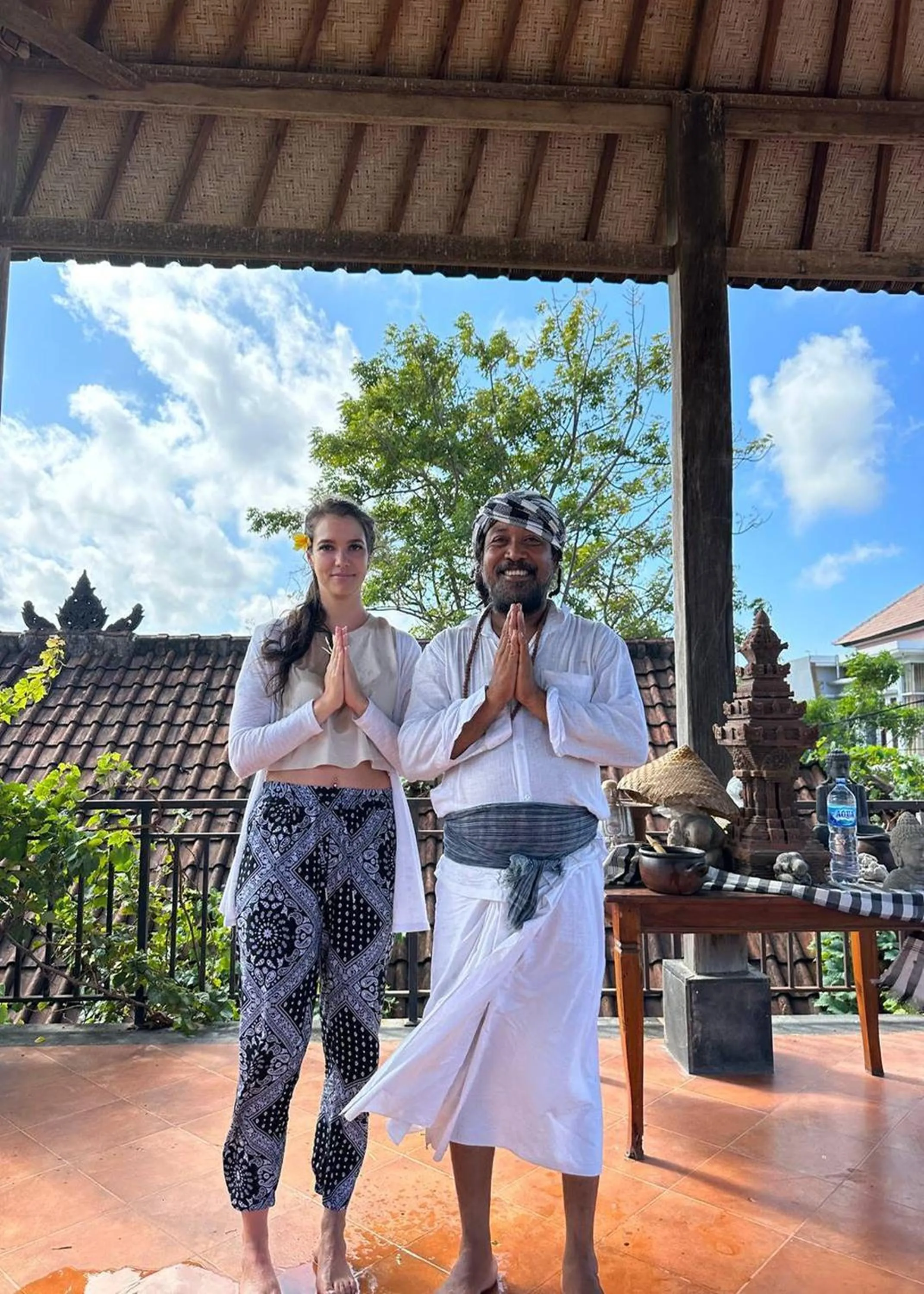 group of guests in Bali Eco Living Yoga Healing Meditation and Retreat Center