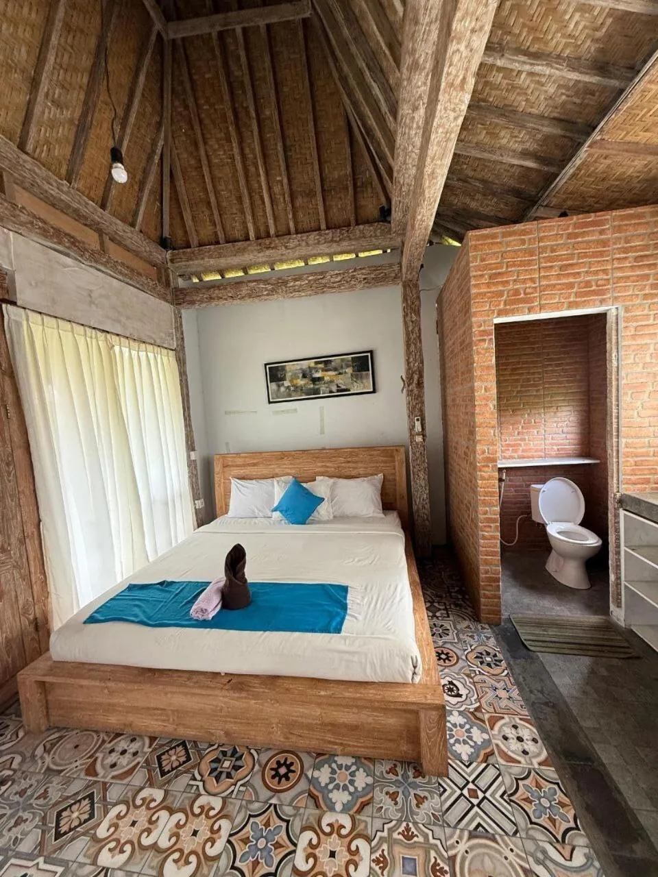 Bed in Bali Eco Living Yoga Healing Meditation and Retreat Center