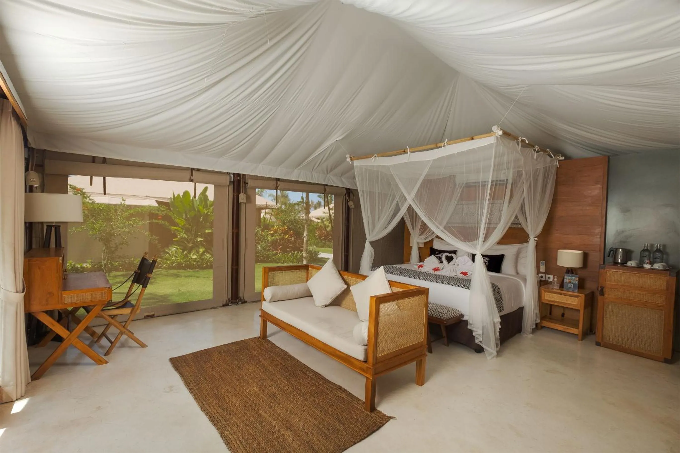 Bed in Bali Beach Glamping