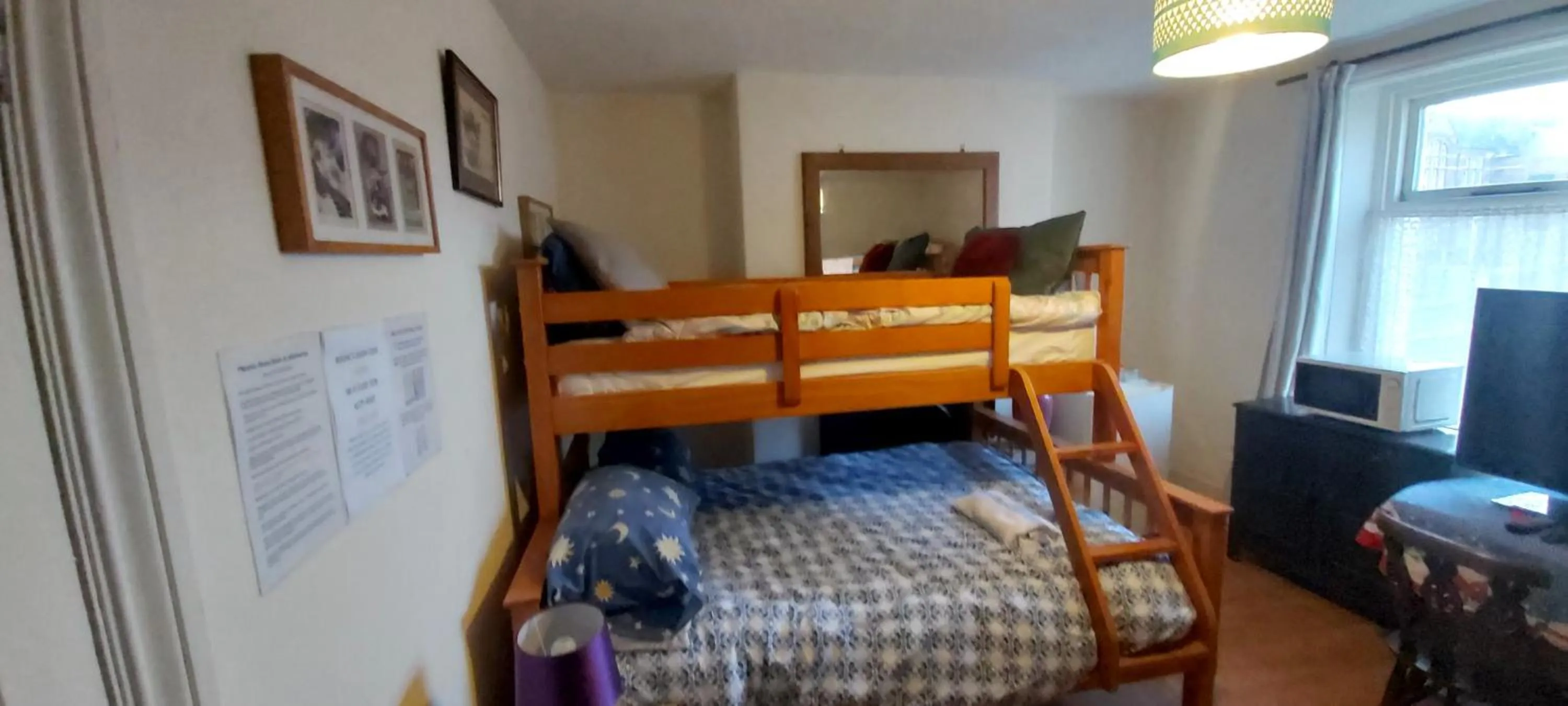 Bed in Phoenix Nights Guest House