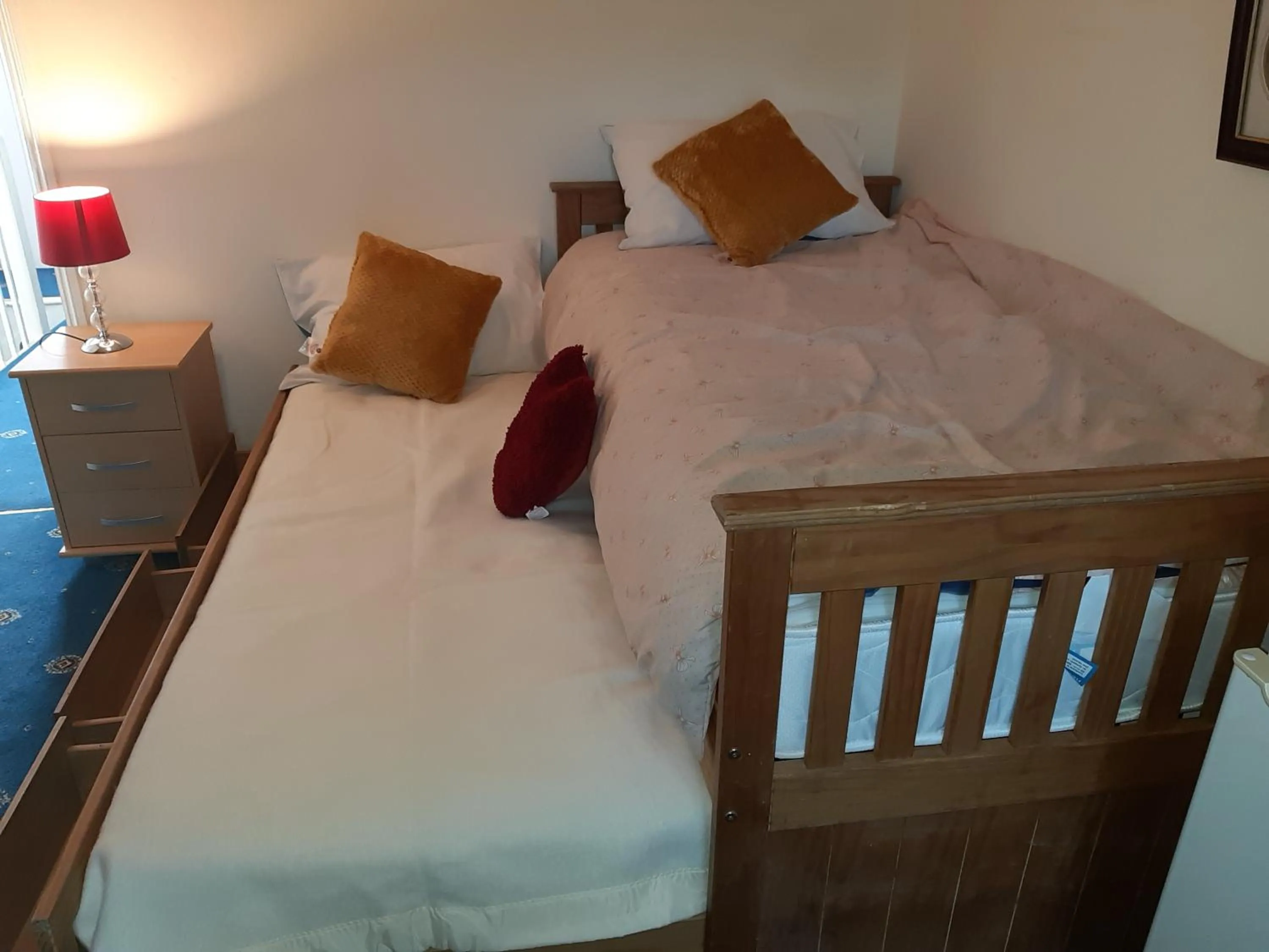 Bed in Phoenix Nights Guest House