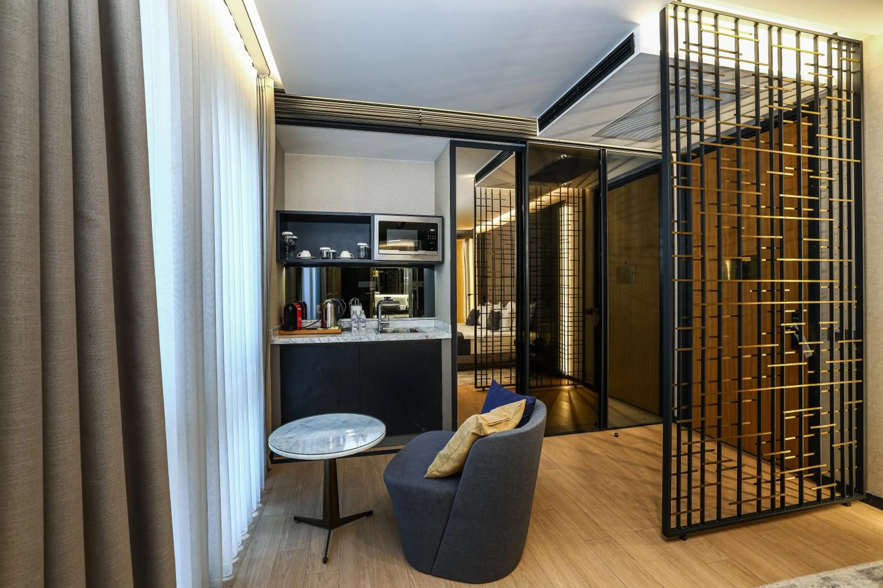 Kitchen or kitchenette in Broyt Hotel