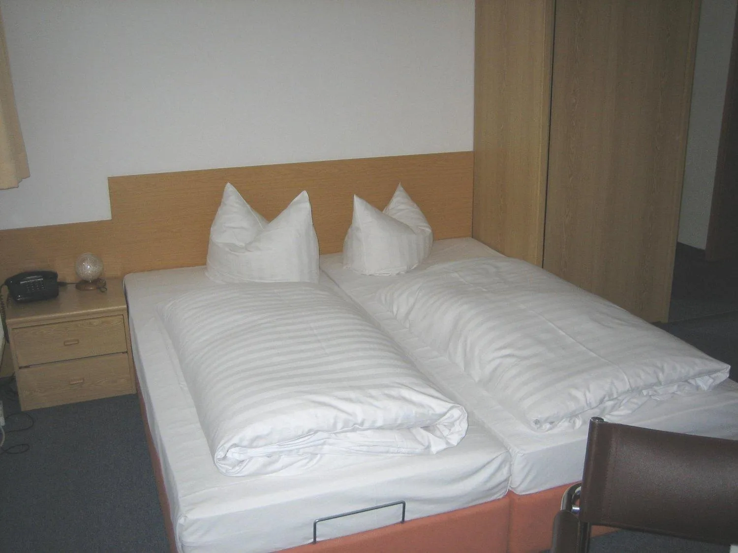 Bed in Hotel Heidenschanze