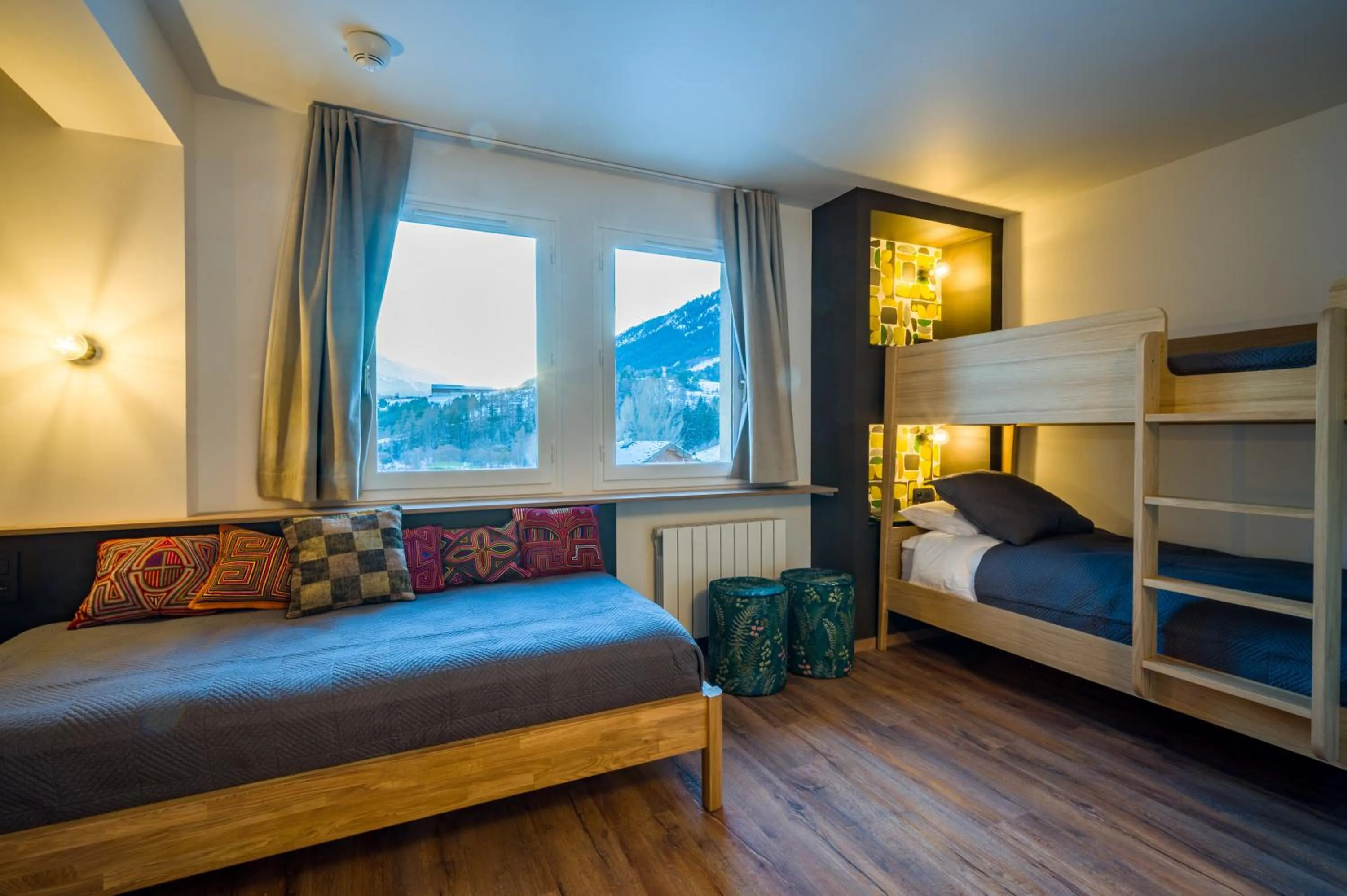 Bed in L'Outa Hotel Restaurant