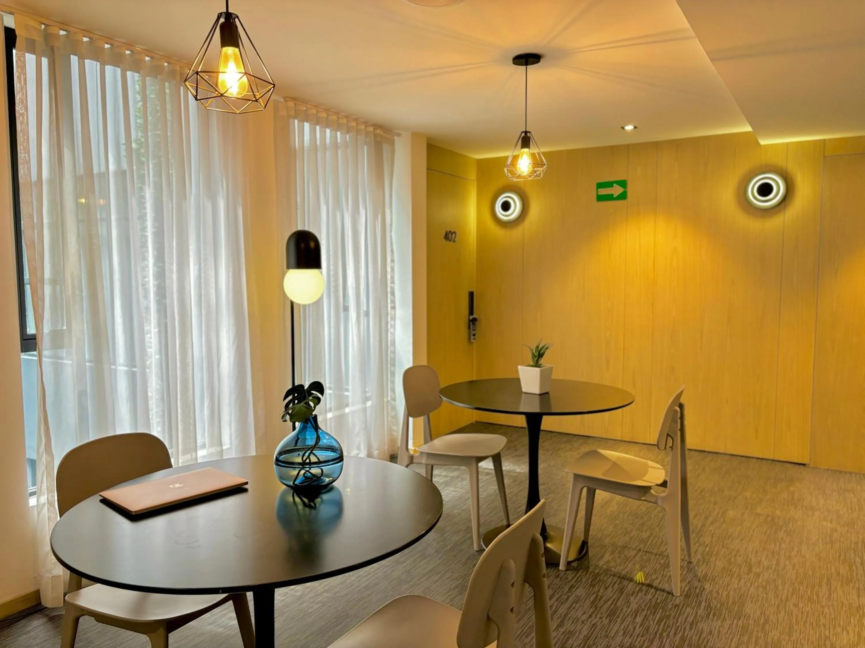 Seating area in Park Life Masaryk