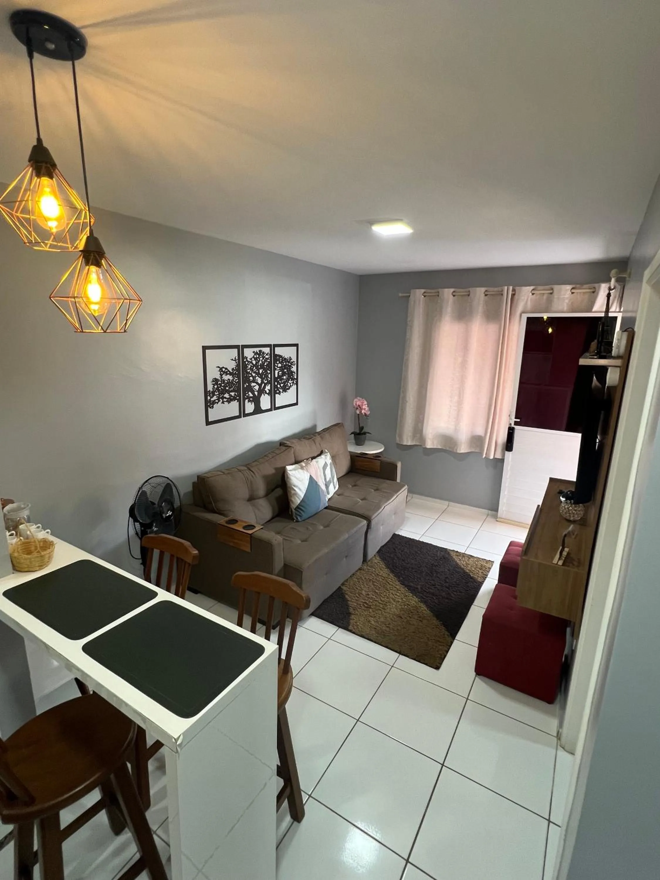 TV and multimedia in Apartamento Mobiliado em Petrolina - Recomendado!