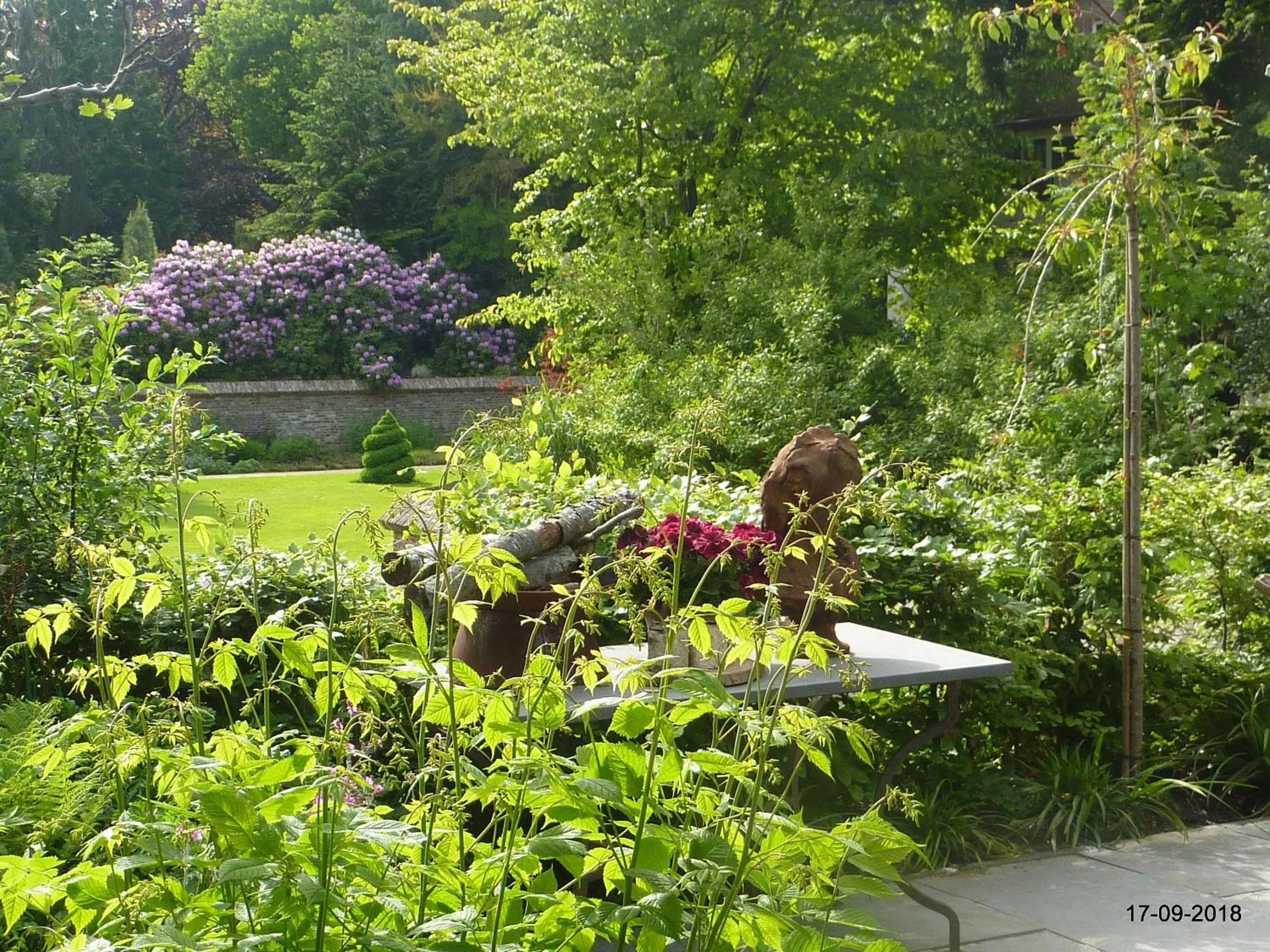 Garden in Bed and Breakfast Valckenbosch