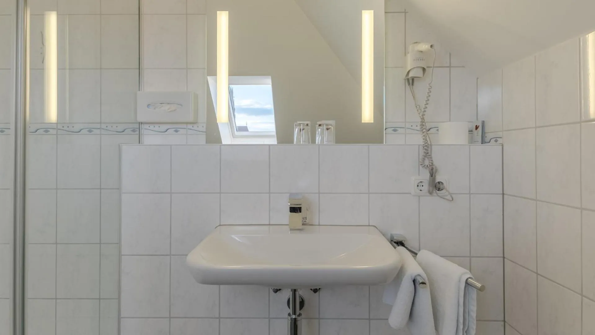 Bathroom in Hotel Bayernland