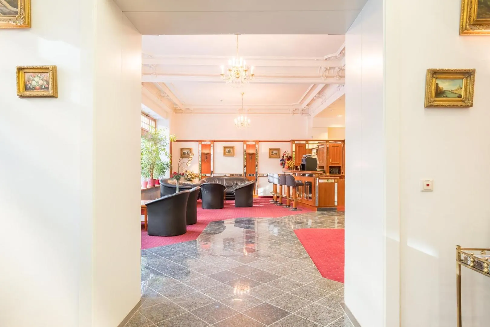 Decorative detail in Hotel Bayernland