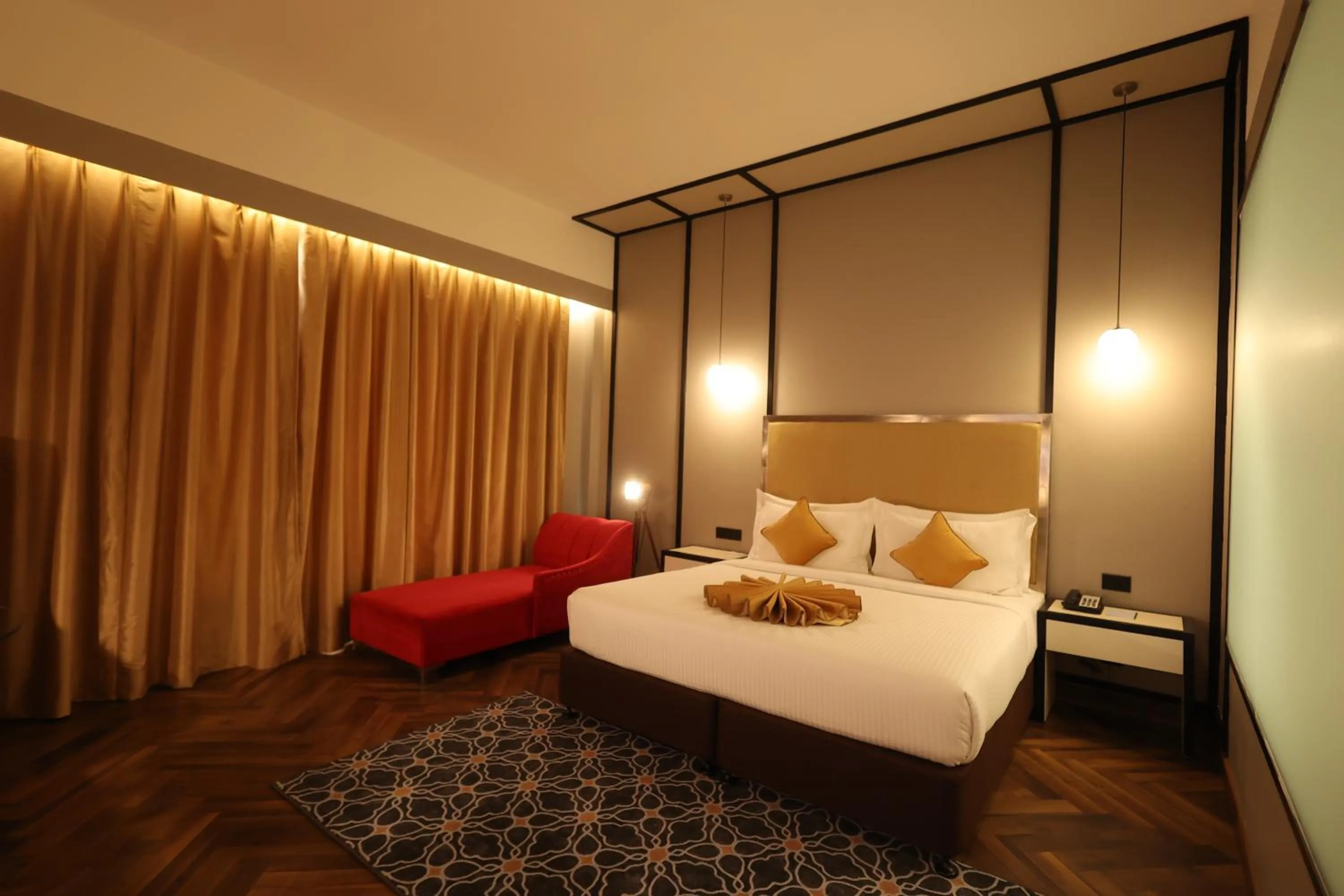 Bedroom, Bed in Hotel Polo Towers Agartala