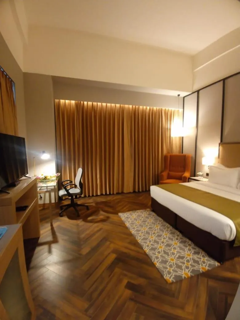 Photo of the whole room, Bed in Hotel Polo Towers Agartala
