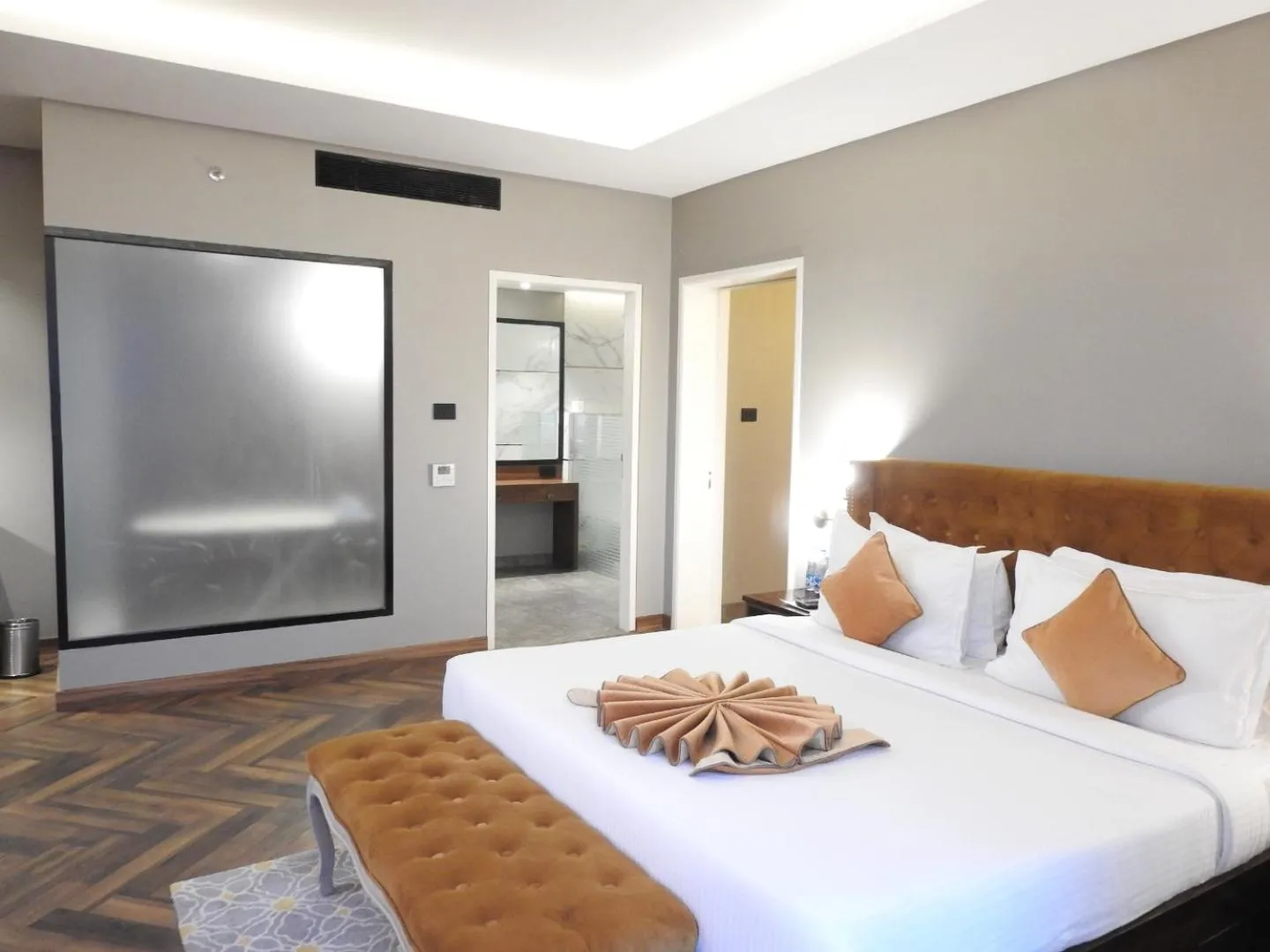 Bed in Hotel Polo Towers Agartala