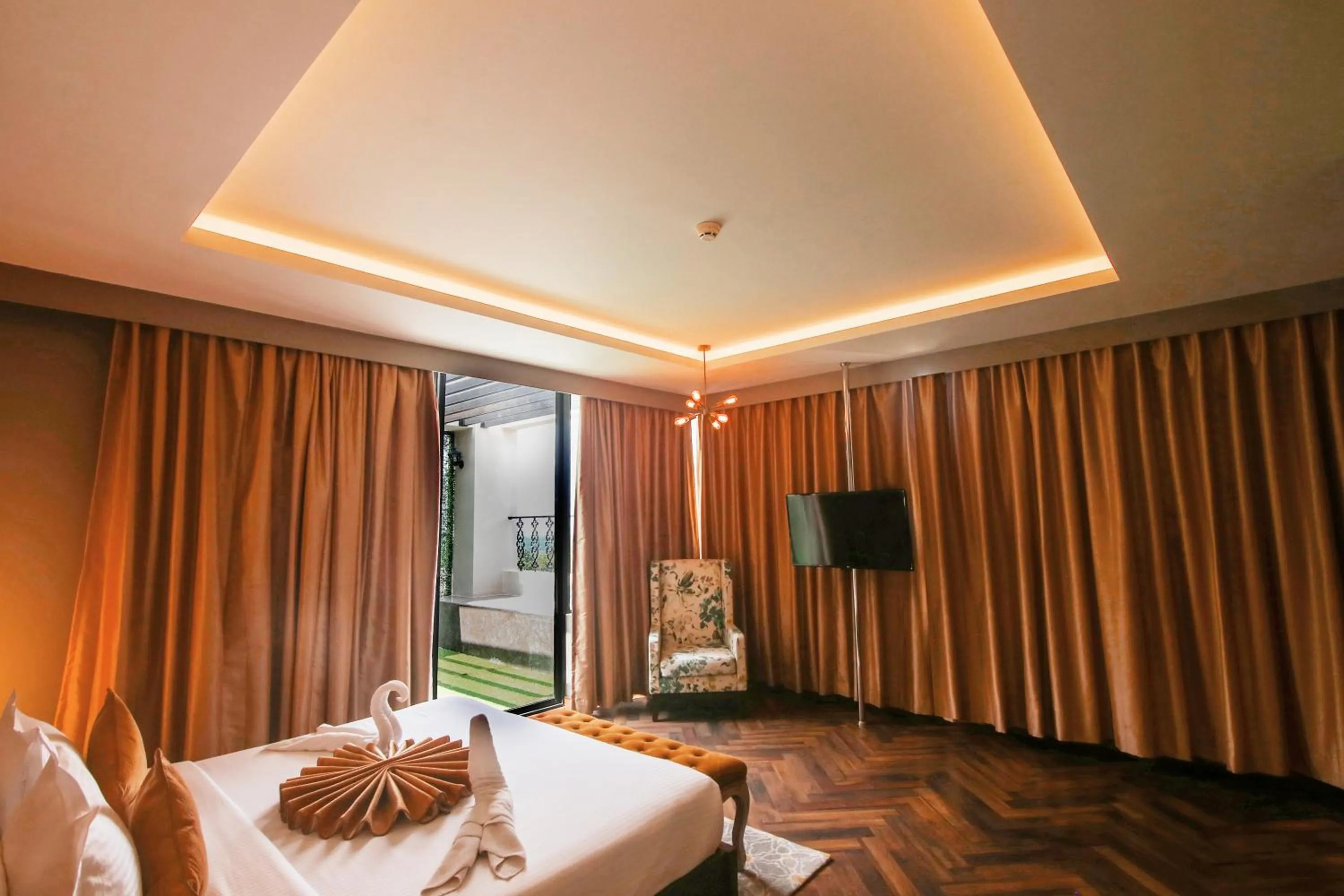 Bed in Hotel Polo Towers Agartala