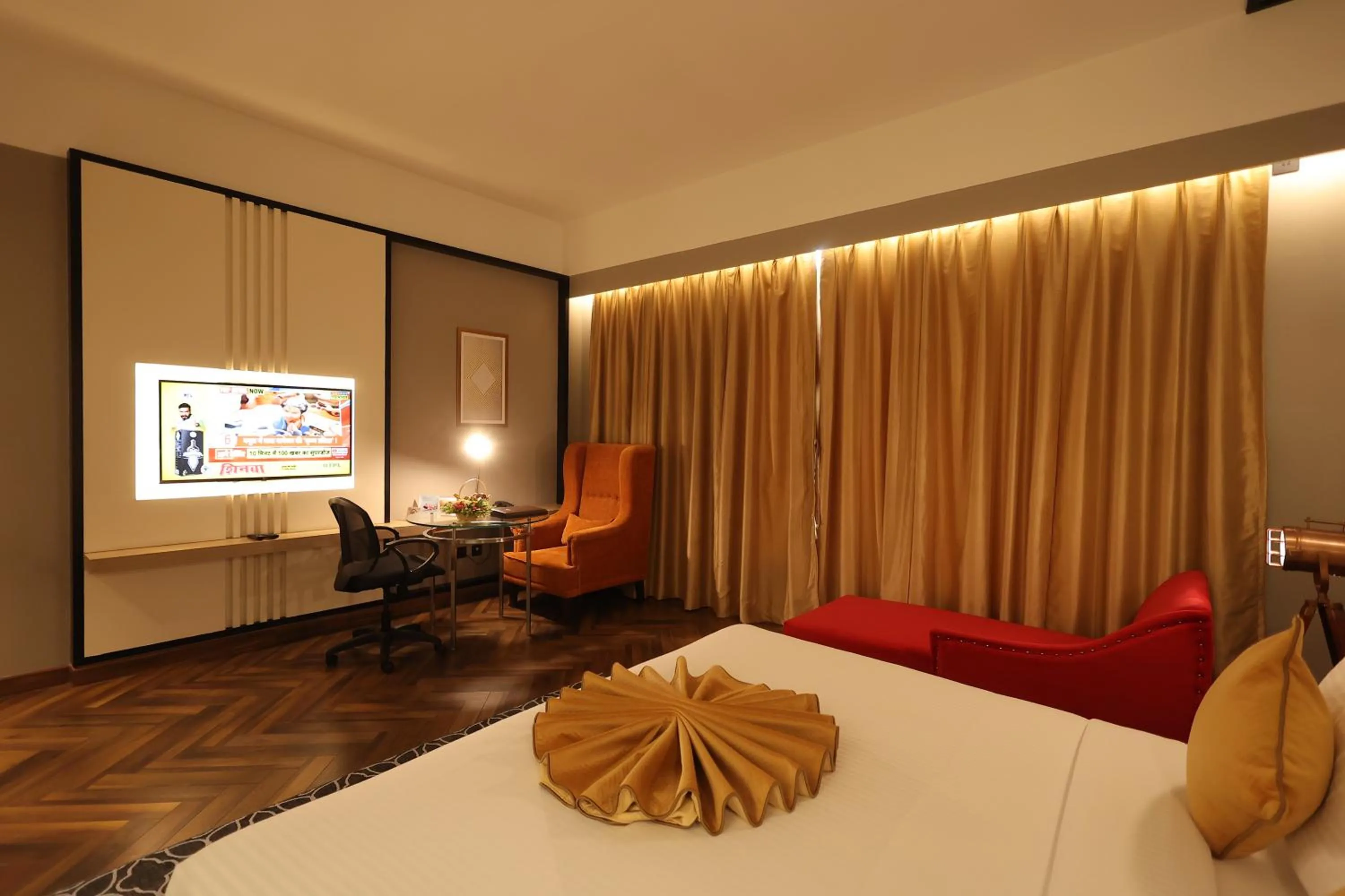 TV and multimedia, Bed in Hotel Polo Towers Agartala