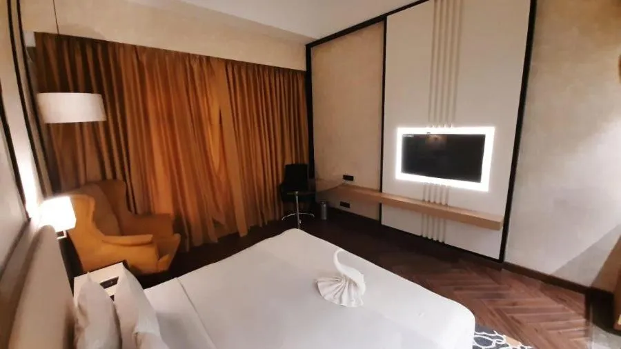 Photo of the whole room, Bed in Hotel Polo Towers Agartala