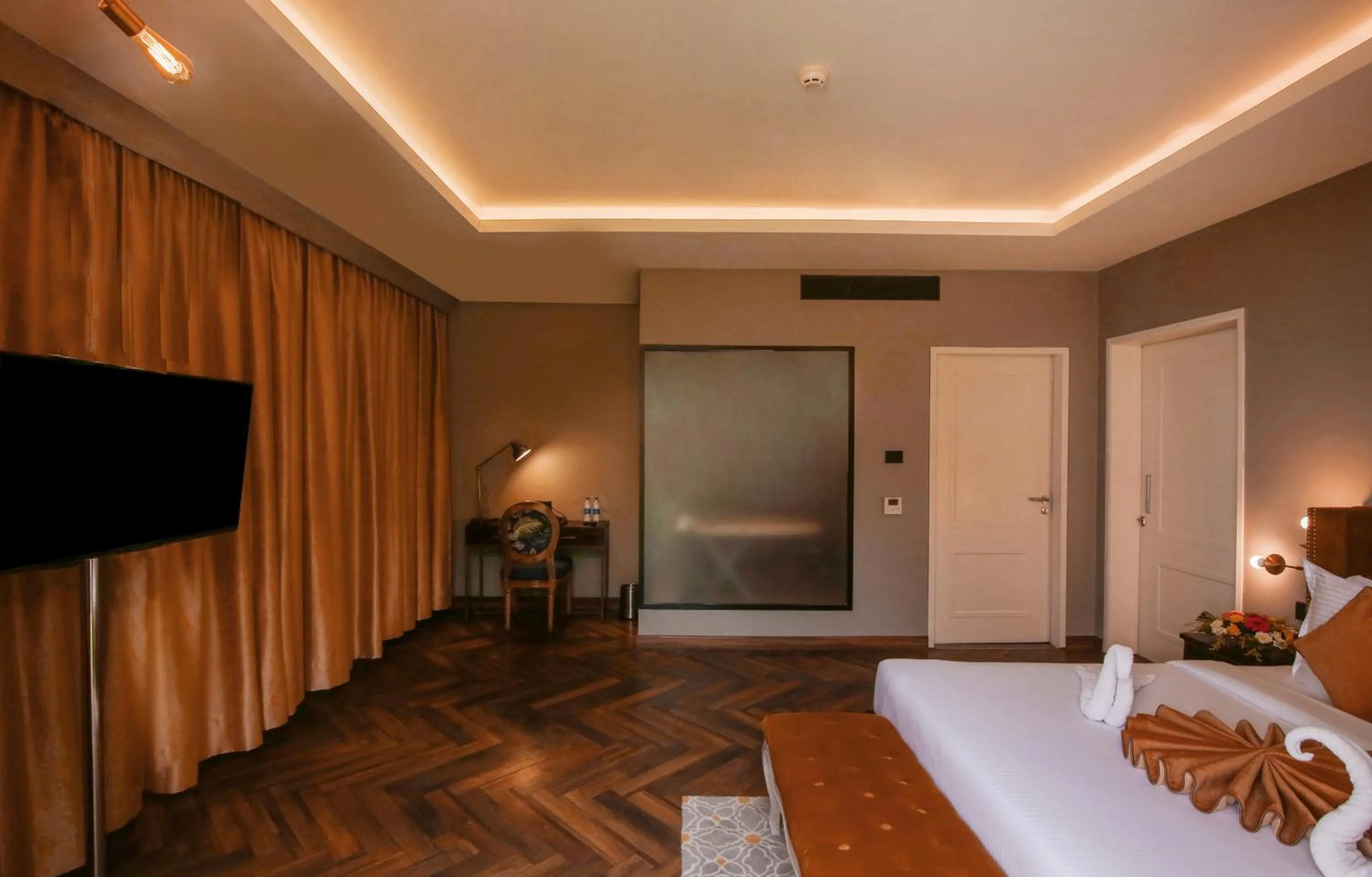 TV and multimedia, Bed in Hotel Polo Towers Agartala