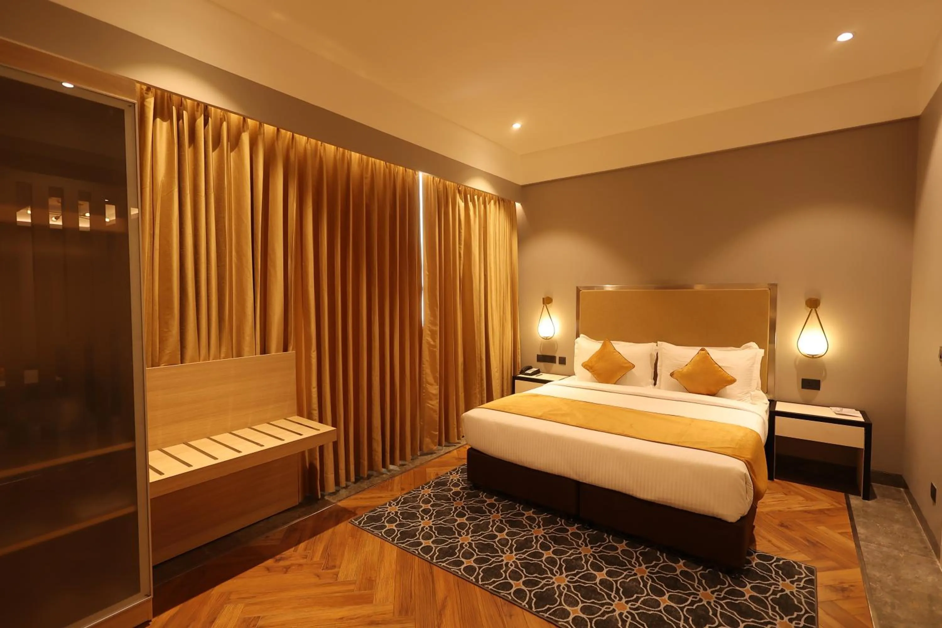 Bedroom, Bed in Hotel Polo Towers Agartala