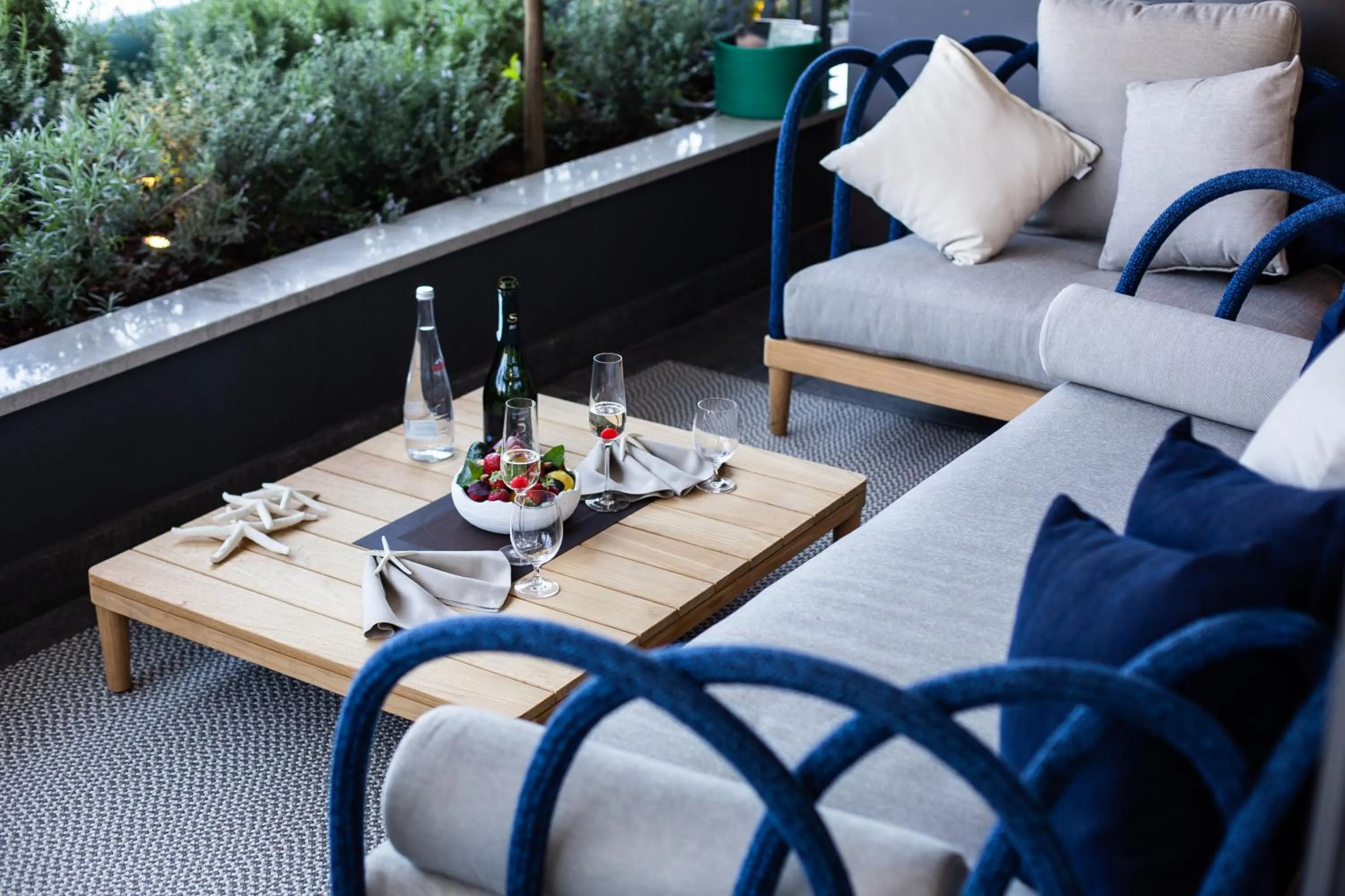 Balcony/Terrace in Boutique Hotel Vissi d'Arte