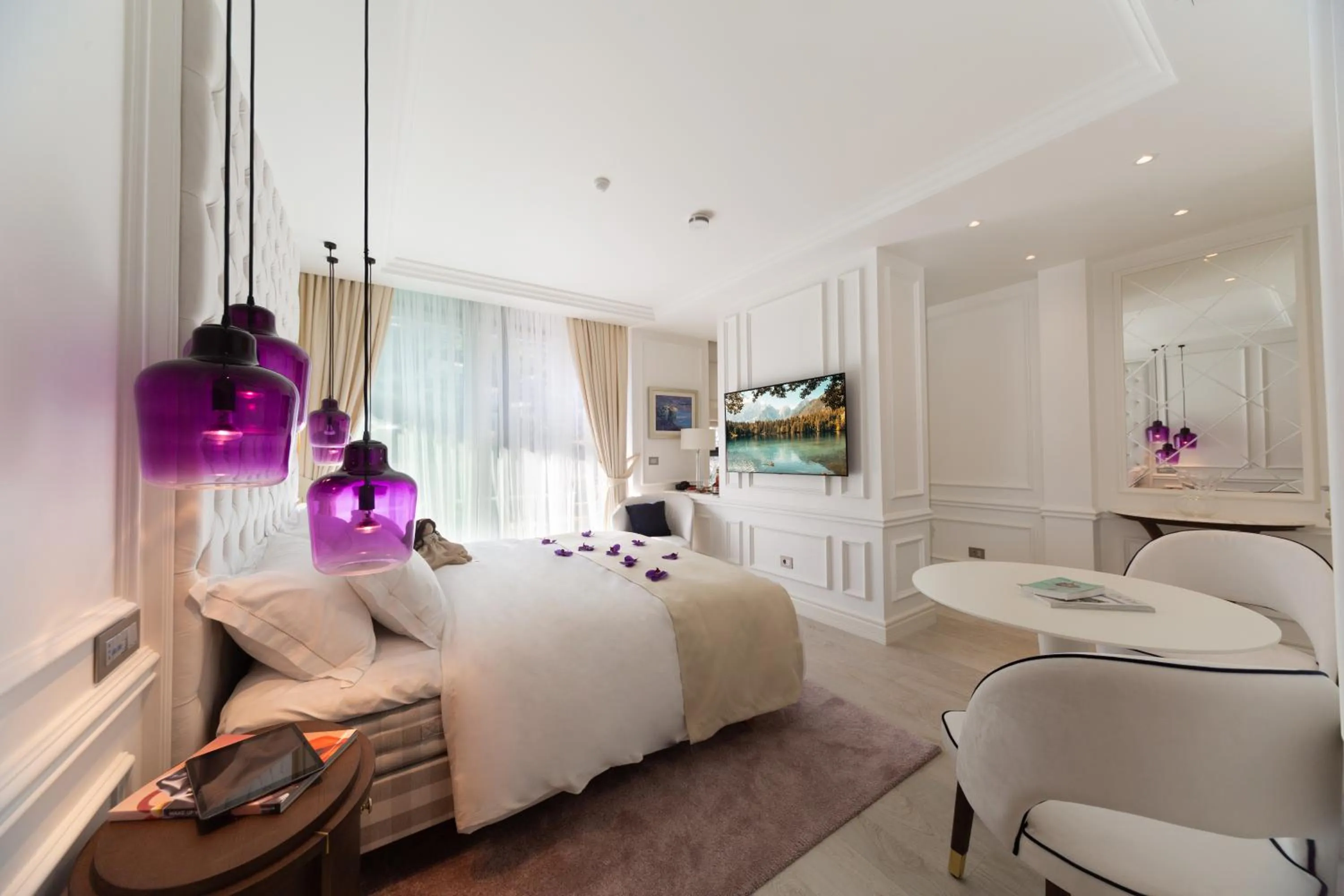 Bed in Boutique Hotel Vissi d'Arte