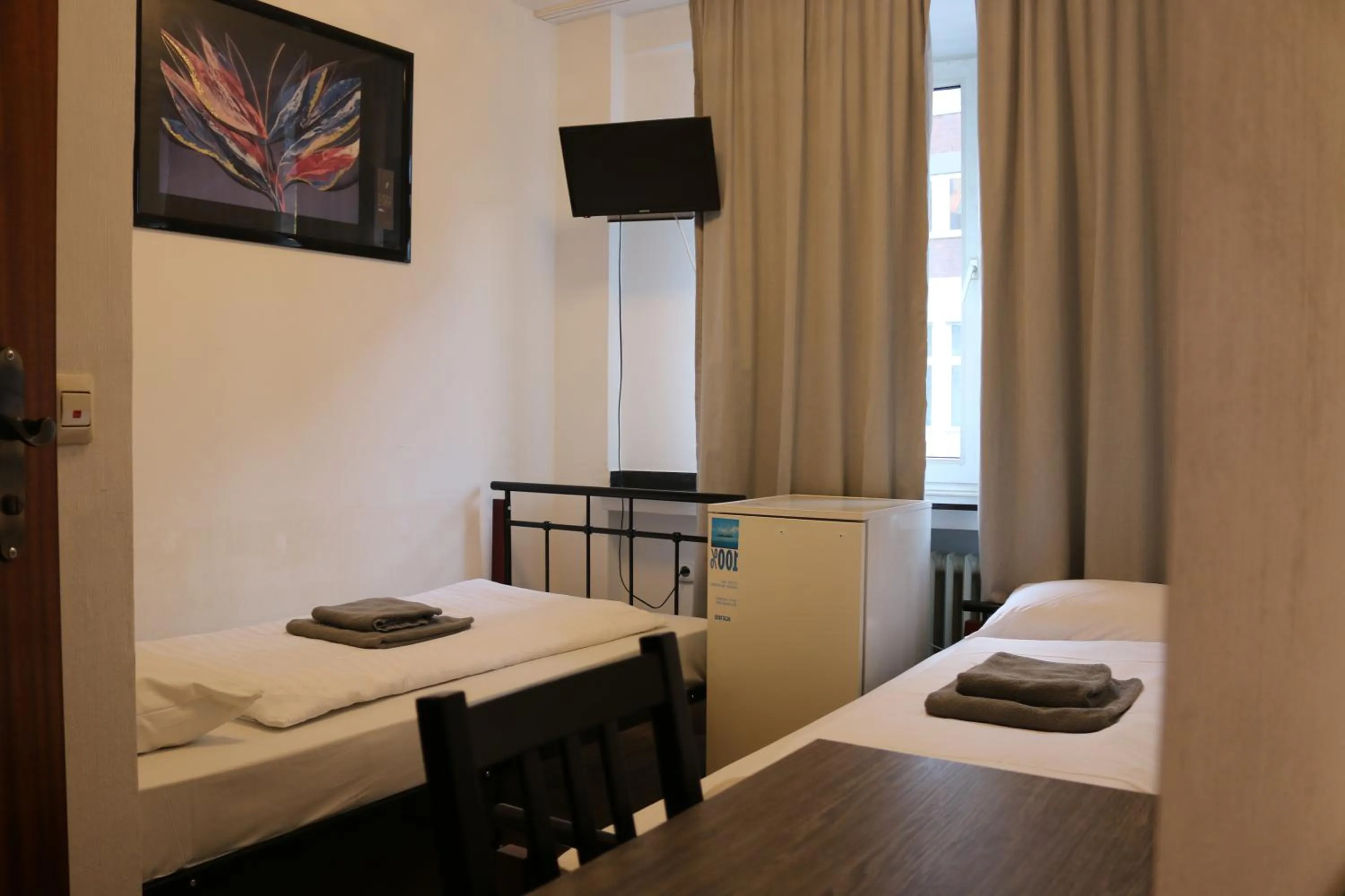 Bed in Hotel Berliner Hof