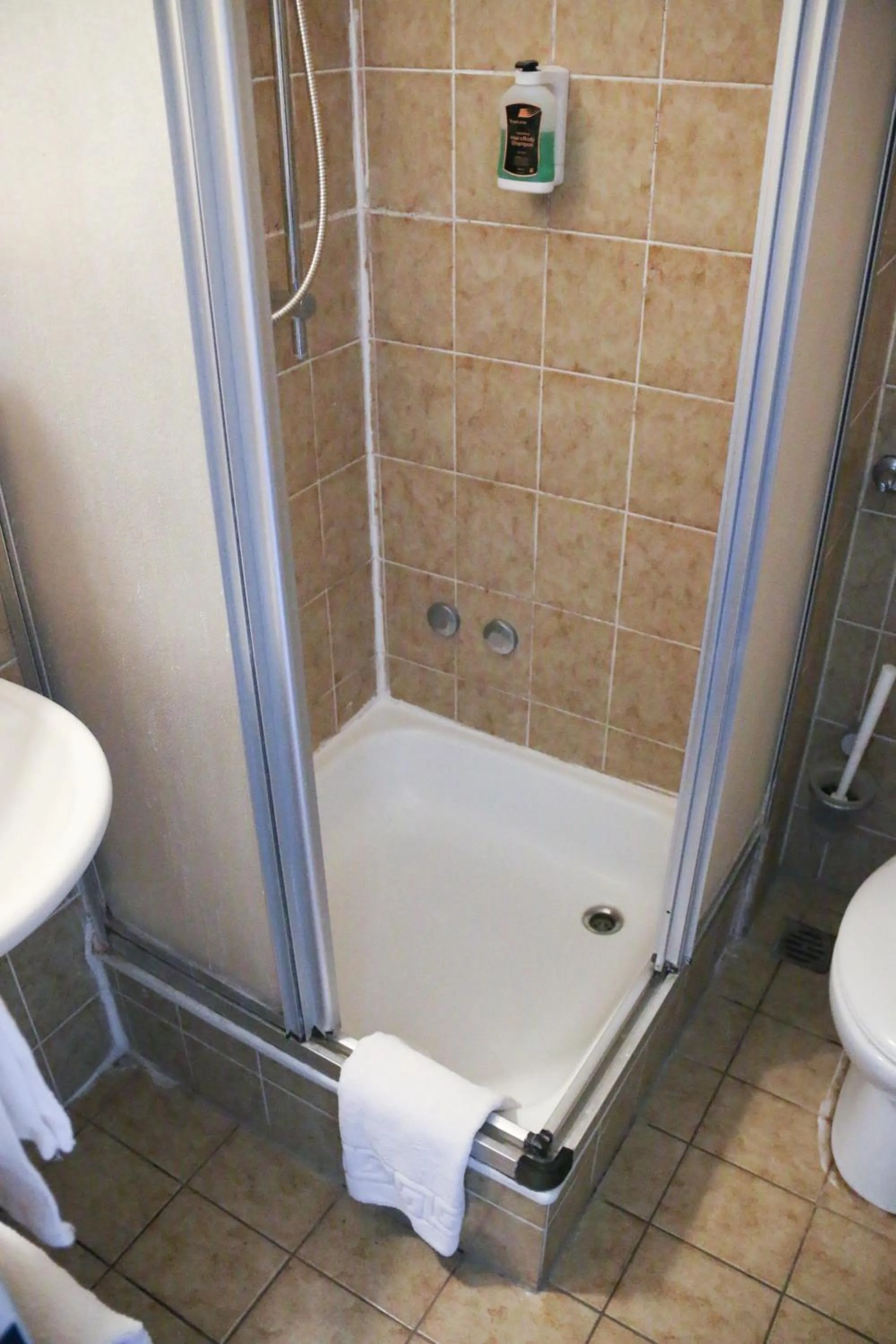 Shower in Hotel Berliner Hof