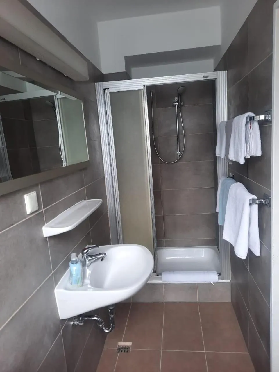 Shower in Hotel Berliner Hof