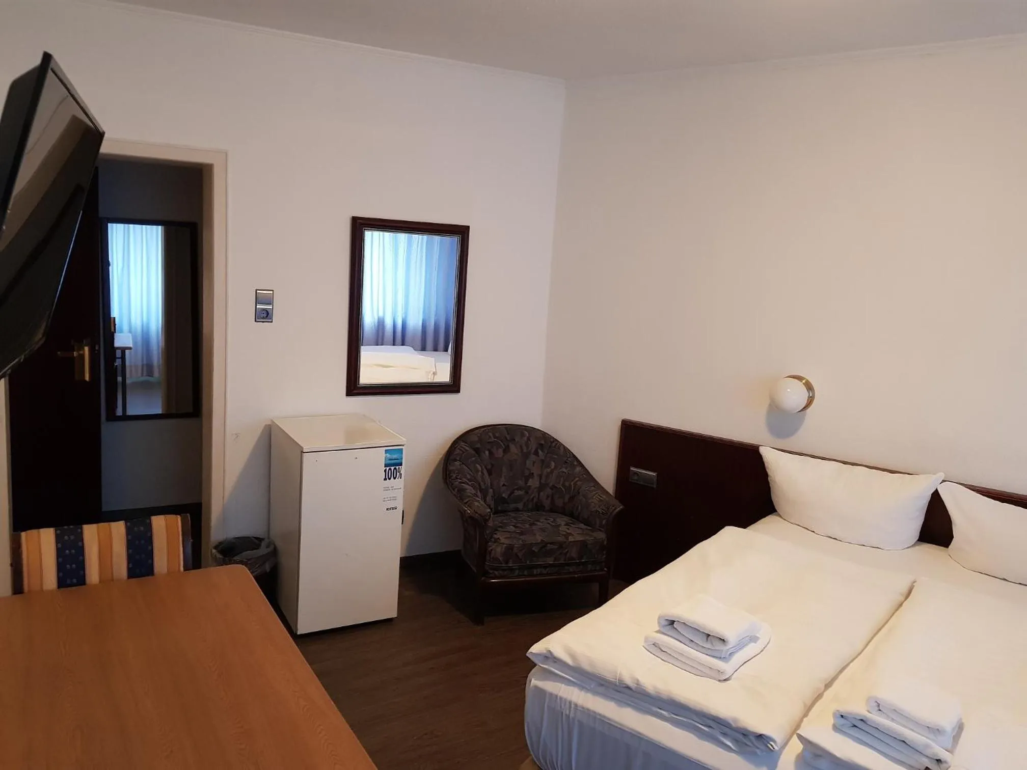 Bed in Hotel Berliner Hof